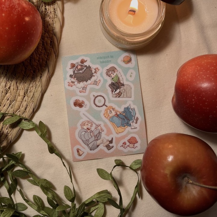 стикеры А7 сахар.лам. ПОДЗЕМЕЛЬЕ ВКУСНОСТЕЙ лайос