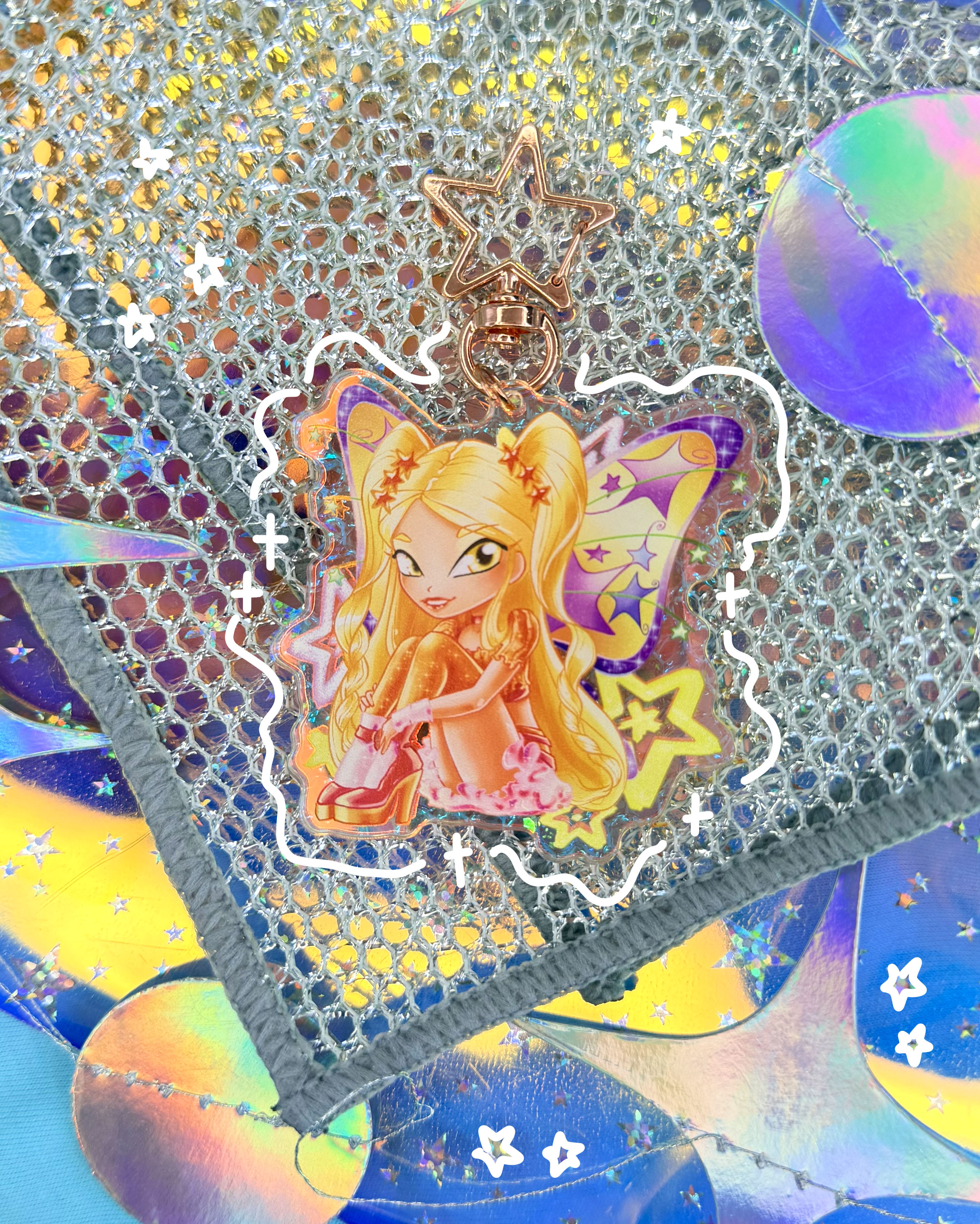 Брелок жемчуг, Стелла, Винкс-Беливикс, 6см