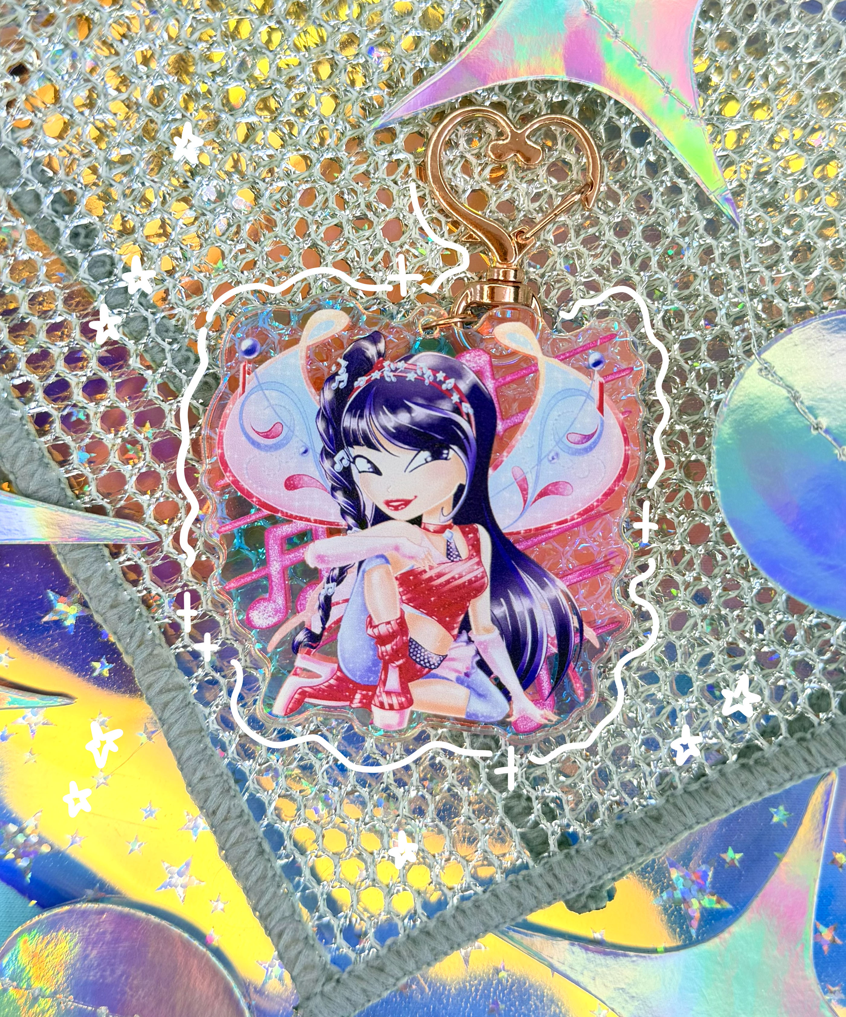 Брелок жемчуг, Муза, Винкс-Беливикс, 6см