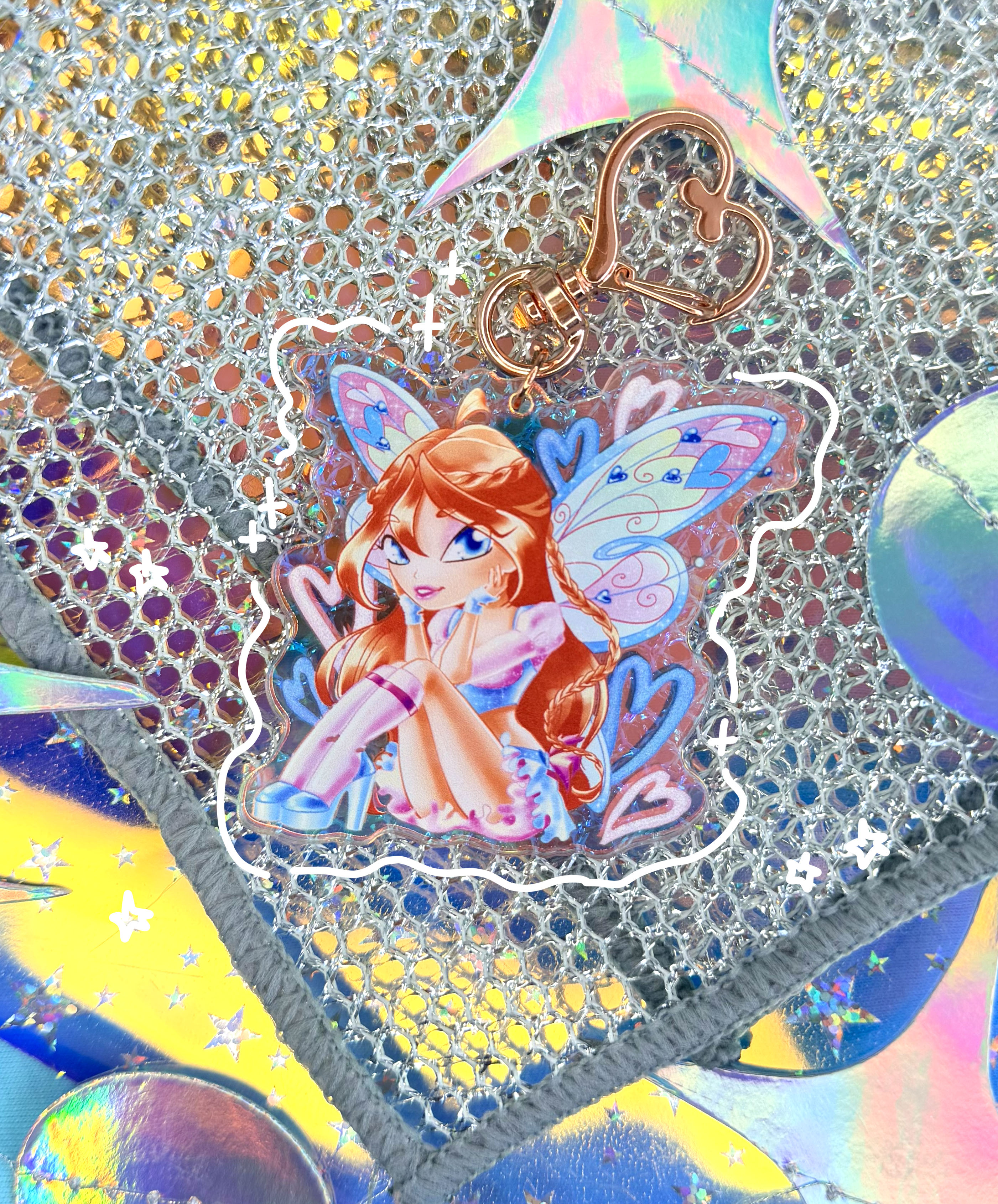 Брелок жемчуг, Блум, Винкс-Беливикс, 6см