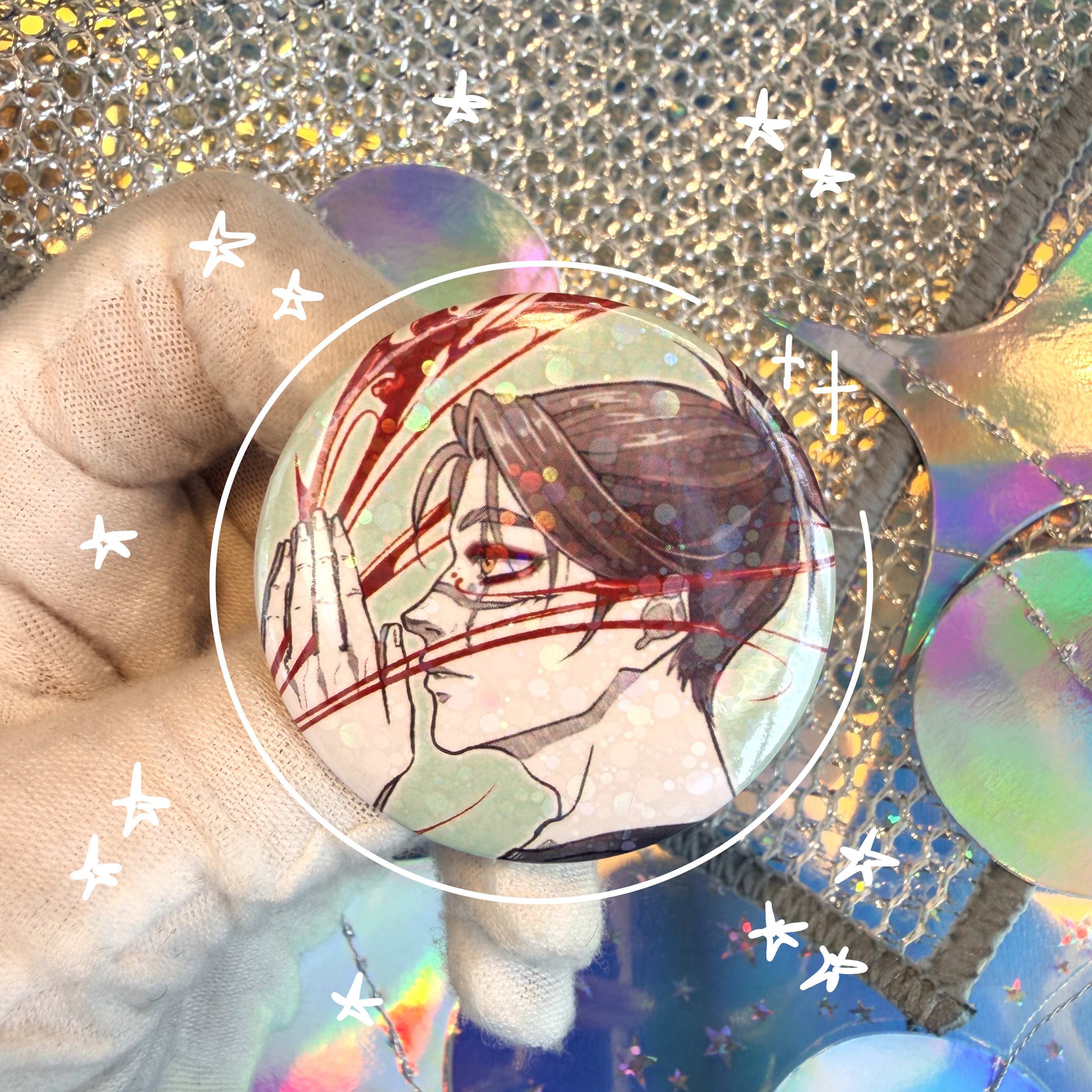 Значок 44 мм, Чосо, Магич. битва, точки