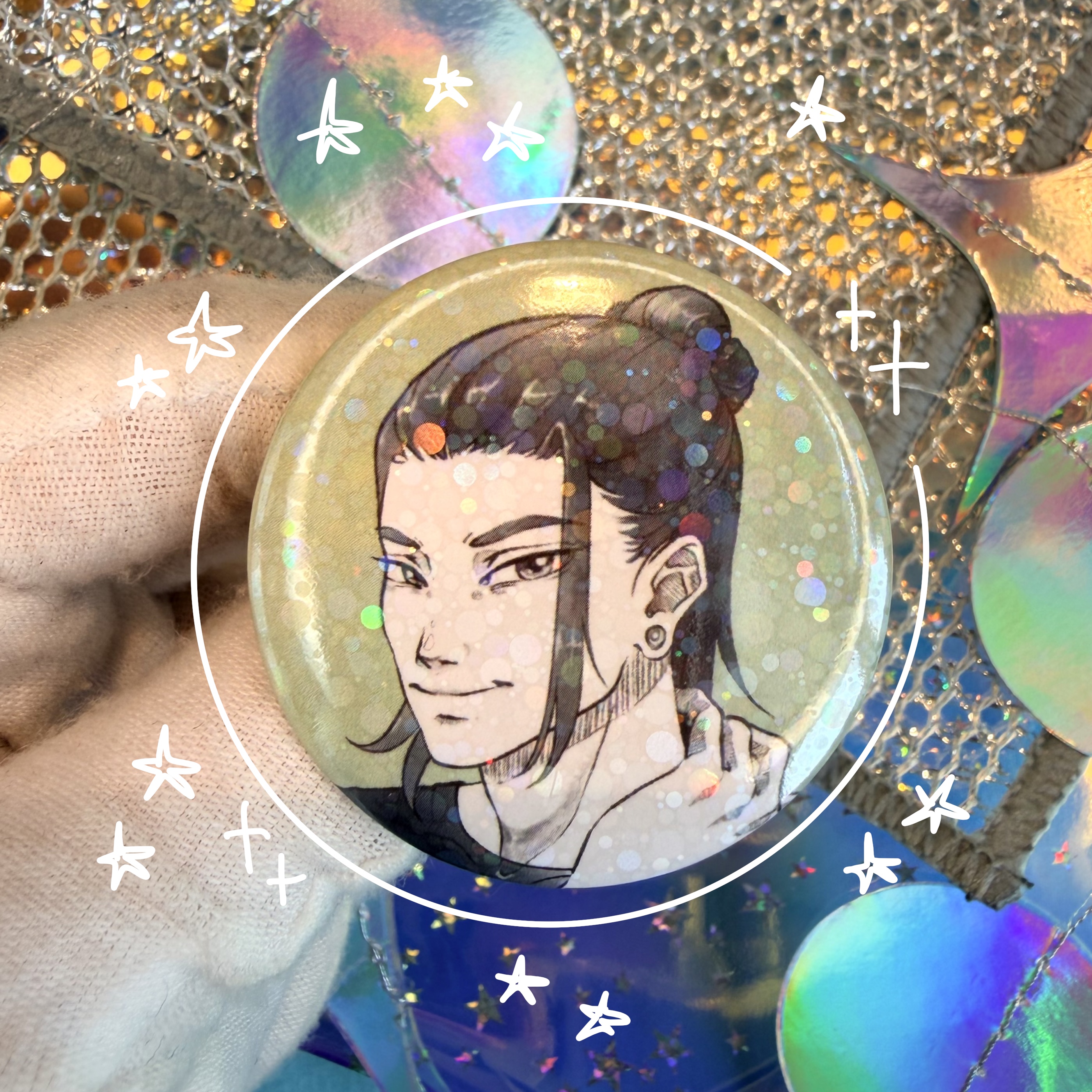 Значок 44 мм, Гето, Магич. битва, точки