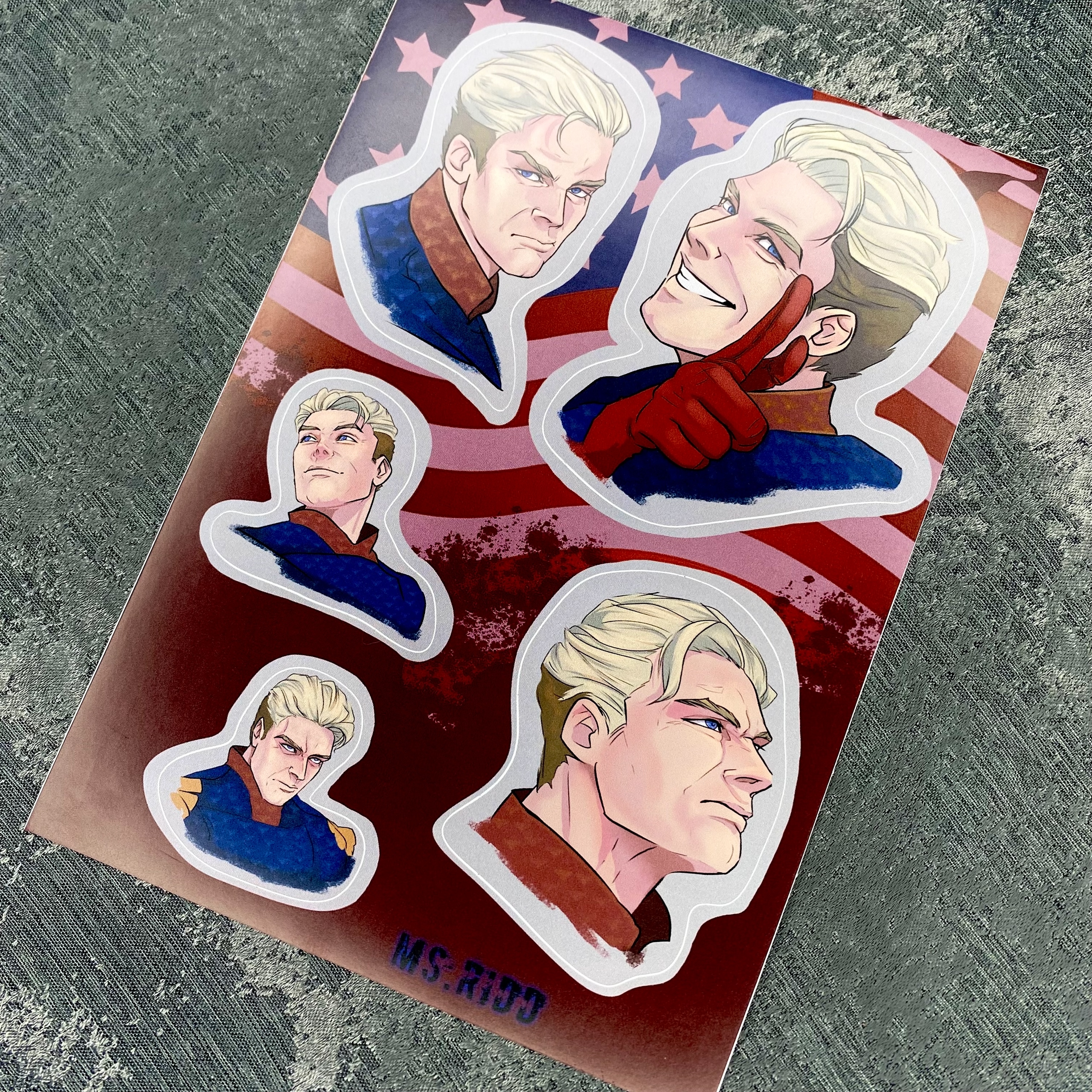 Стикеры А5 Хоумлендер Пацаны / The Boys