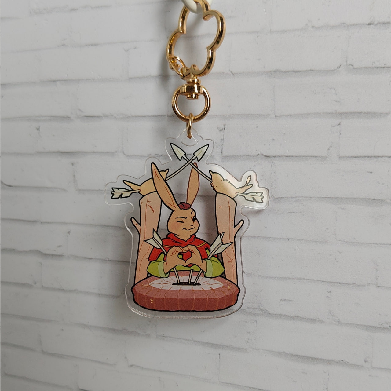 Брелок выкуп Индро заяц Лучник