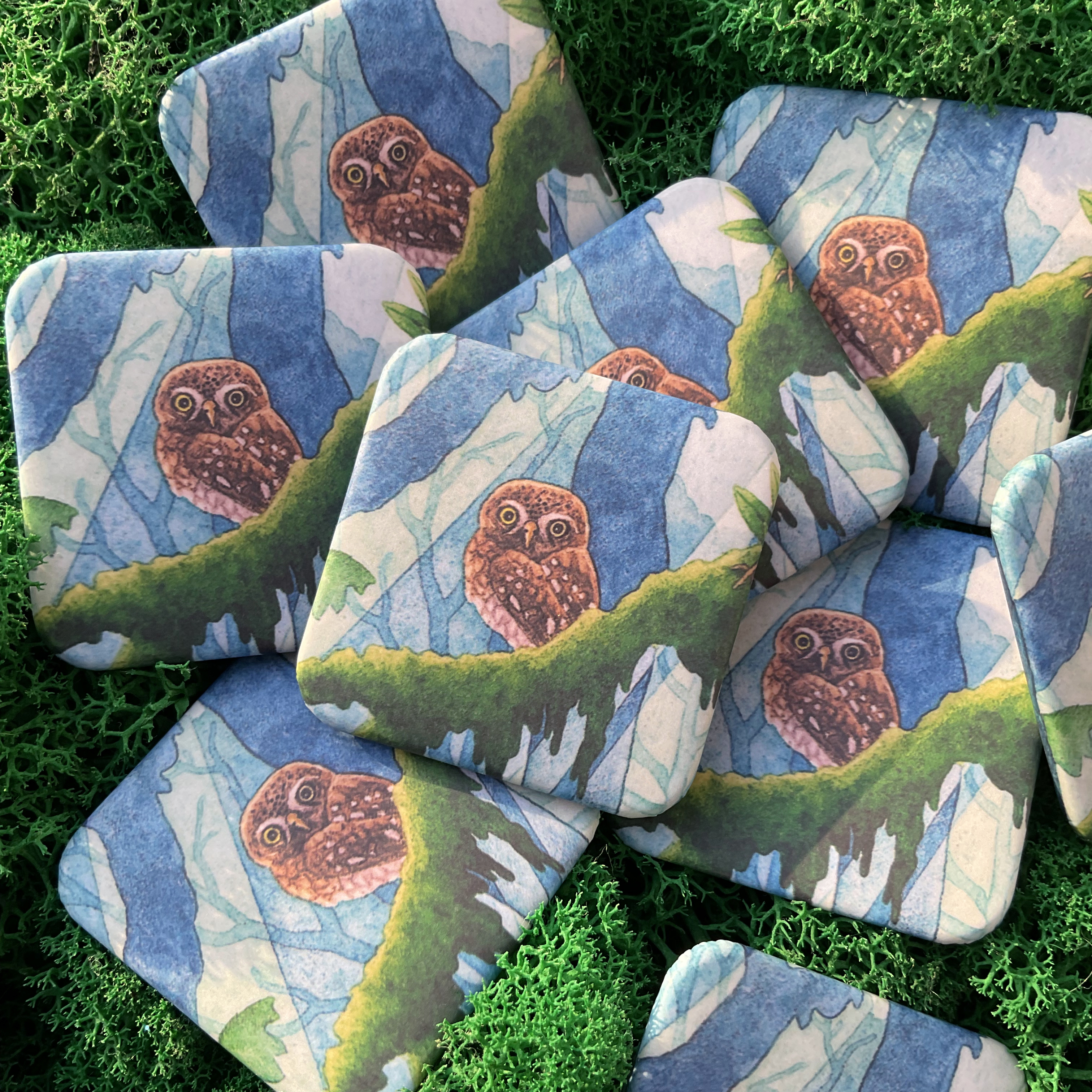 Значок «Маленькая коричневая сова»