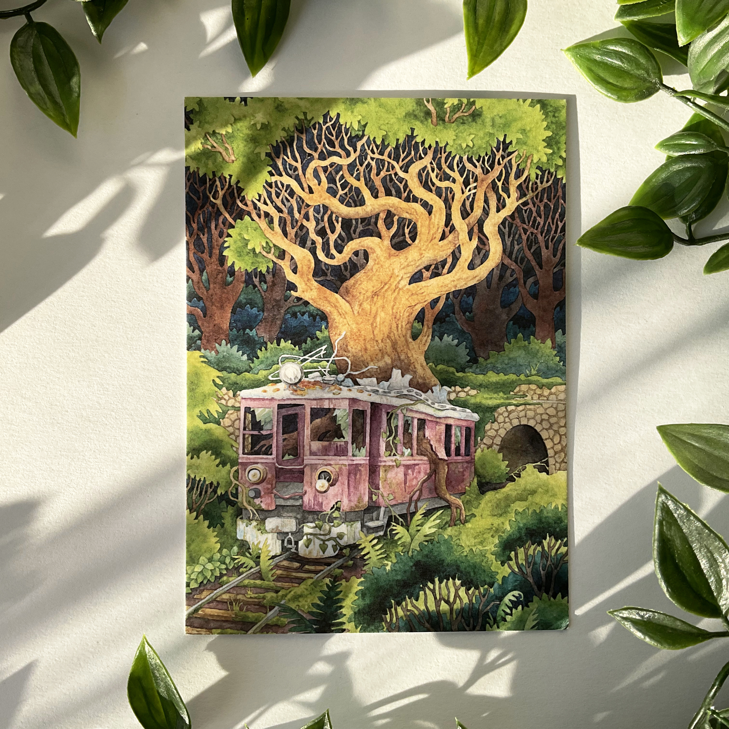 Открытка «Трамвай»