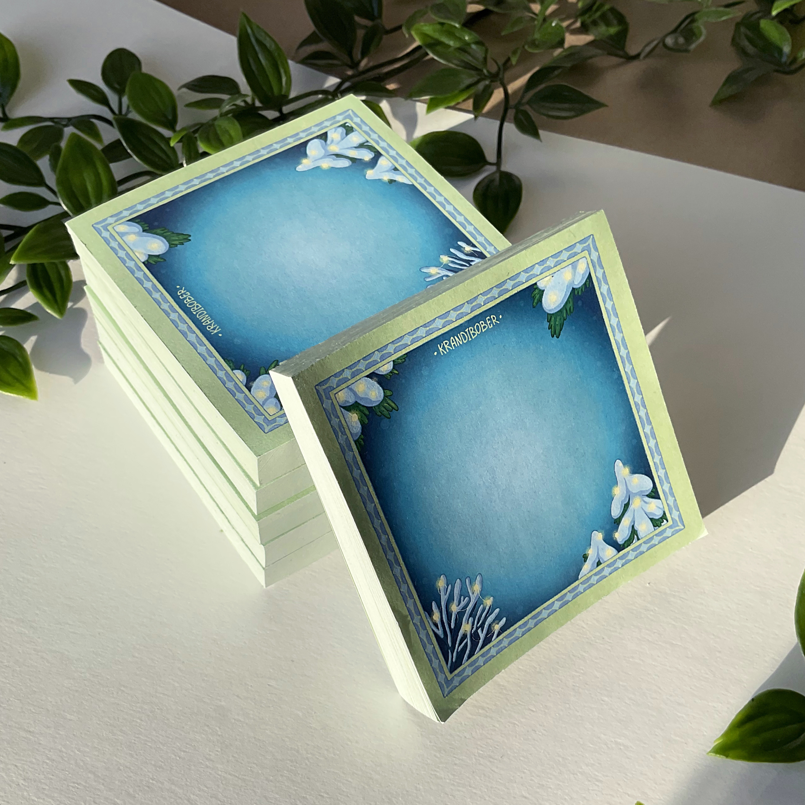 Блок для заметок «Зимний кубарик, 50л»