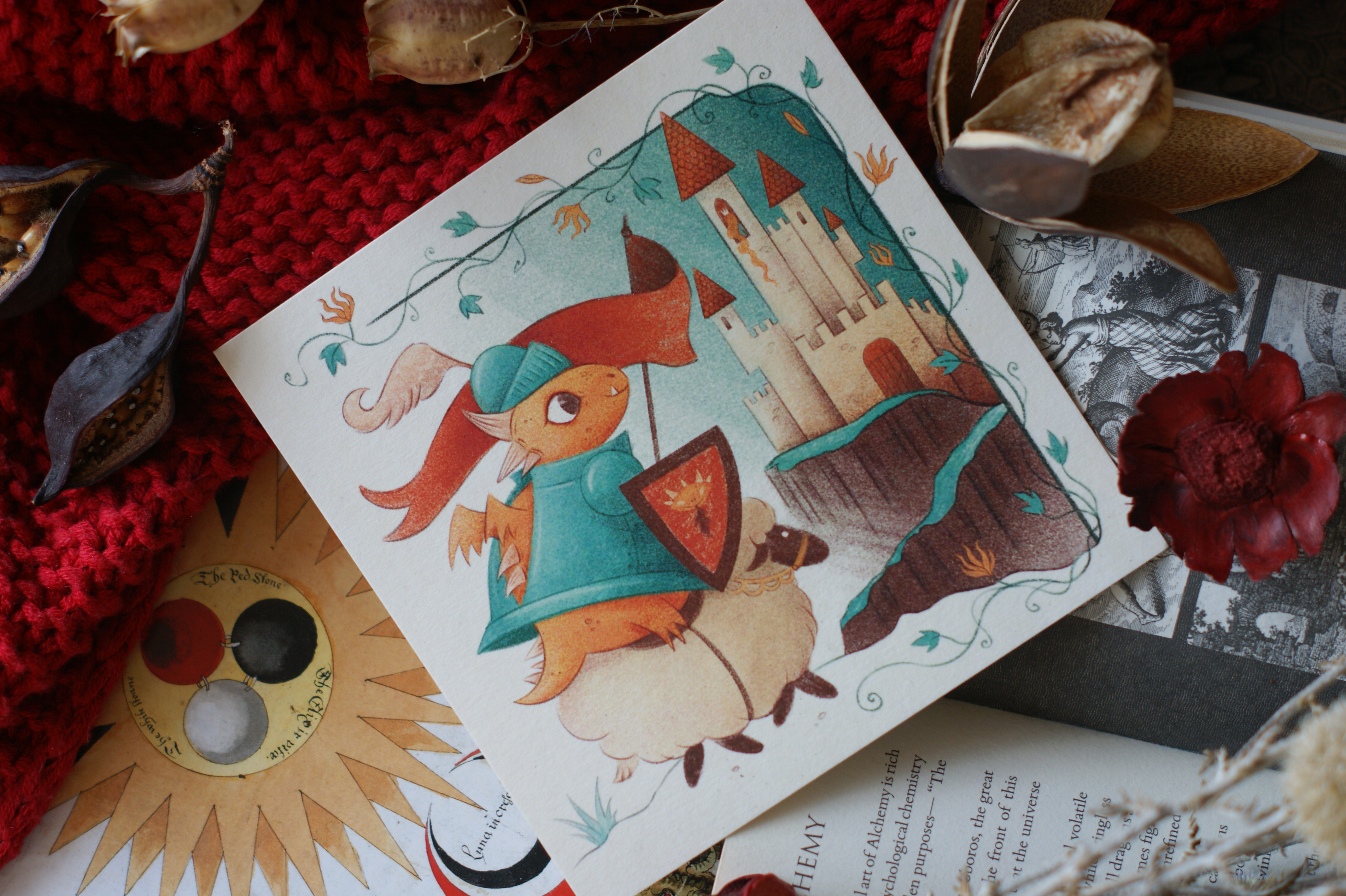 отк. 13х13. Рыцарь