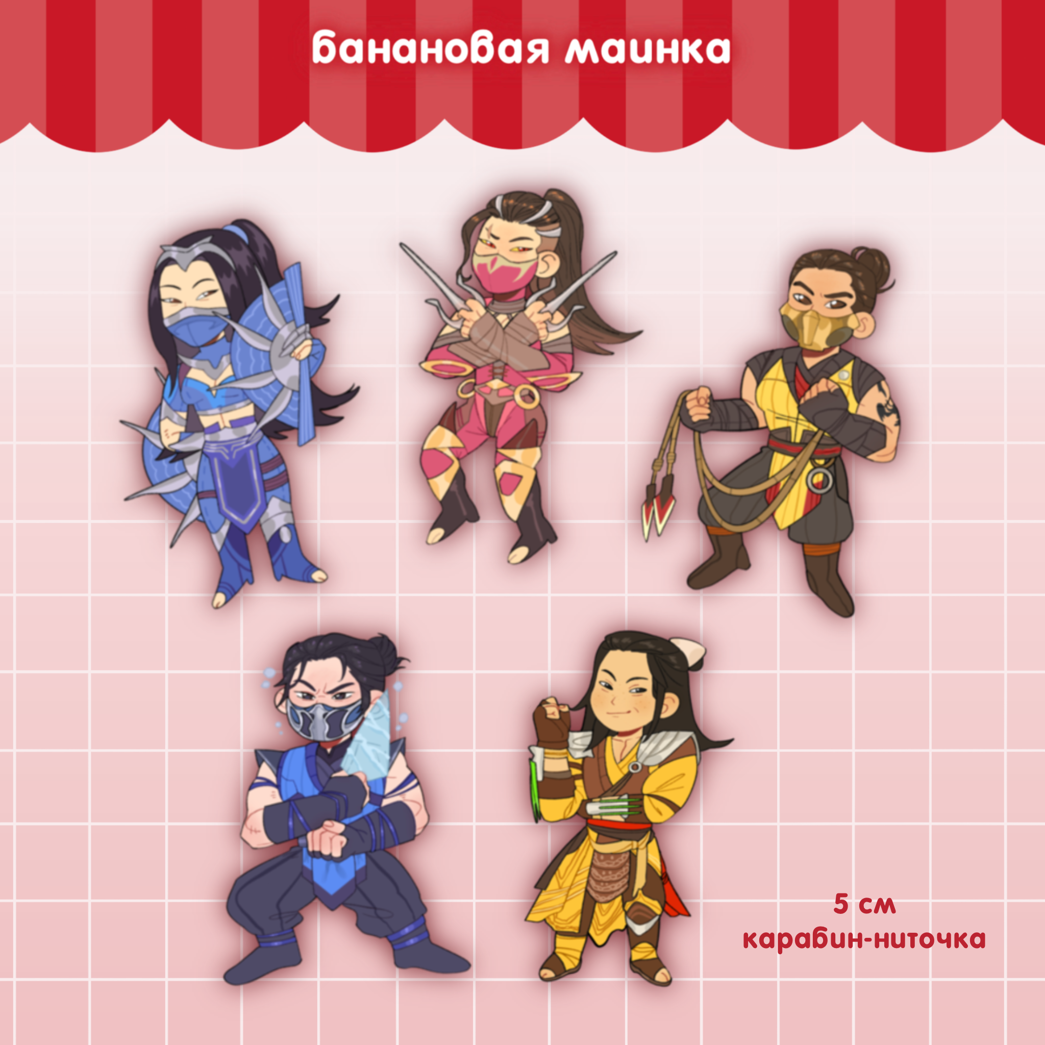 Гача-брелки «МК1 Внешний мир»