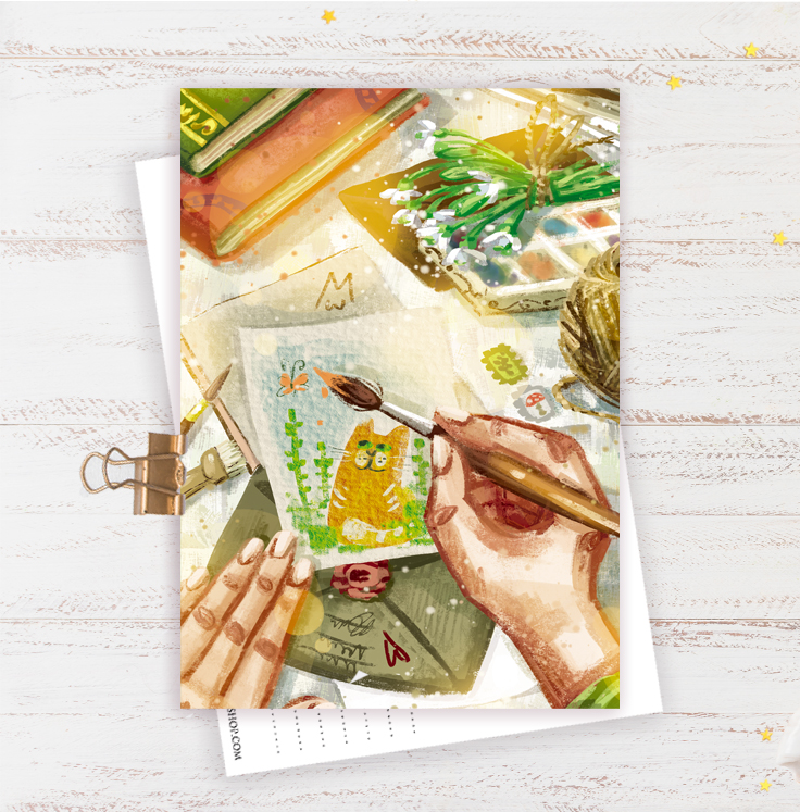 Открытка Минуты творчества