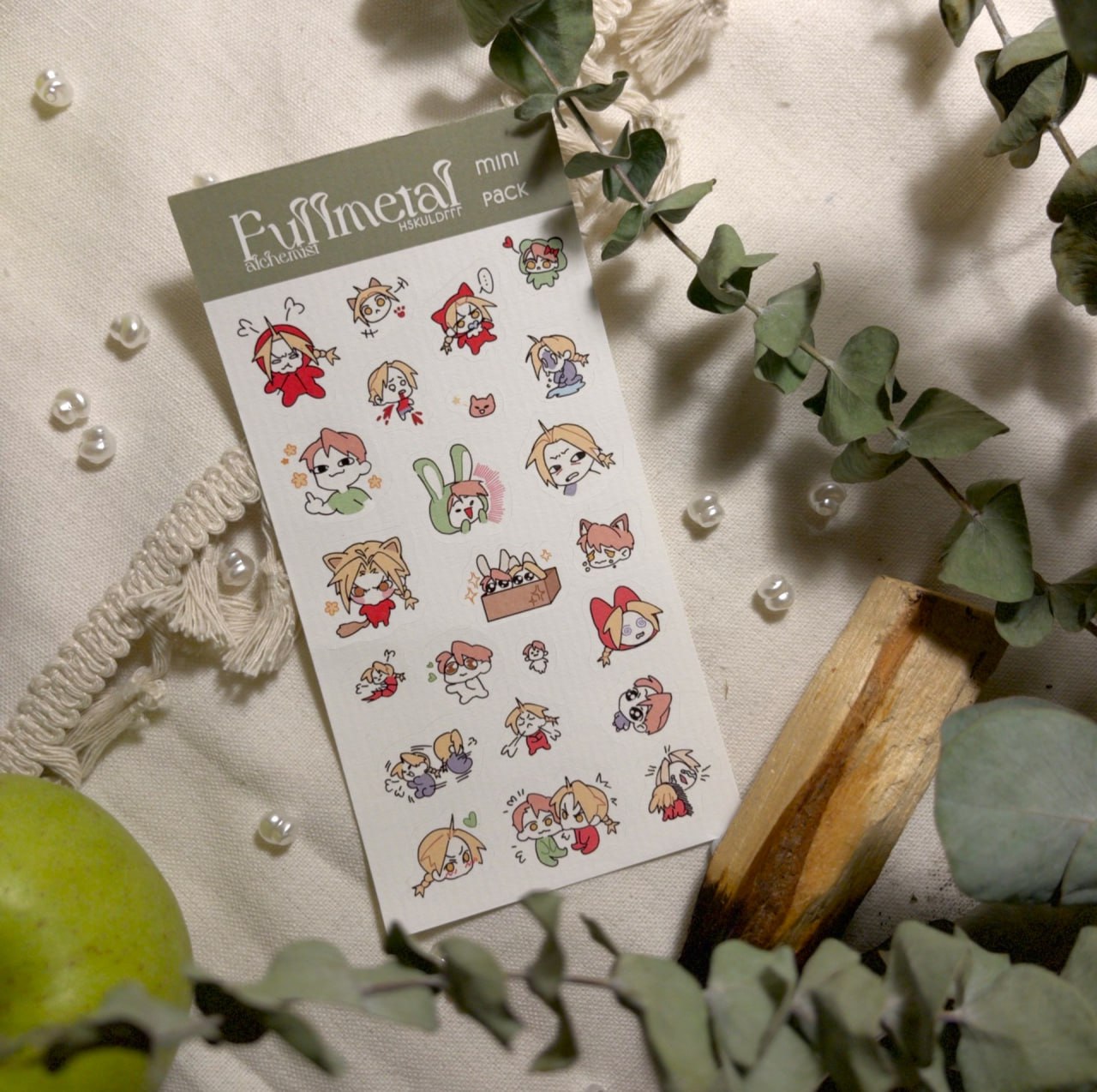 стикеры 15х7 СТАЛЬНОЙ АЛХИМИК