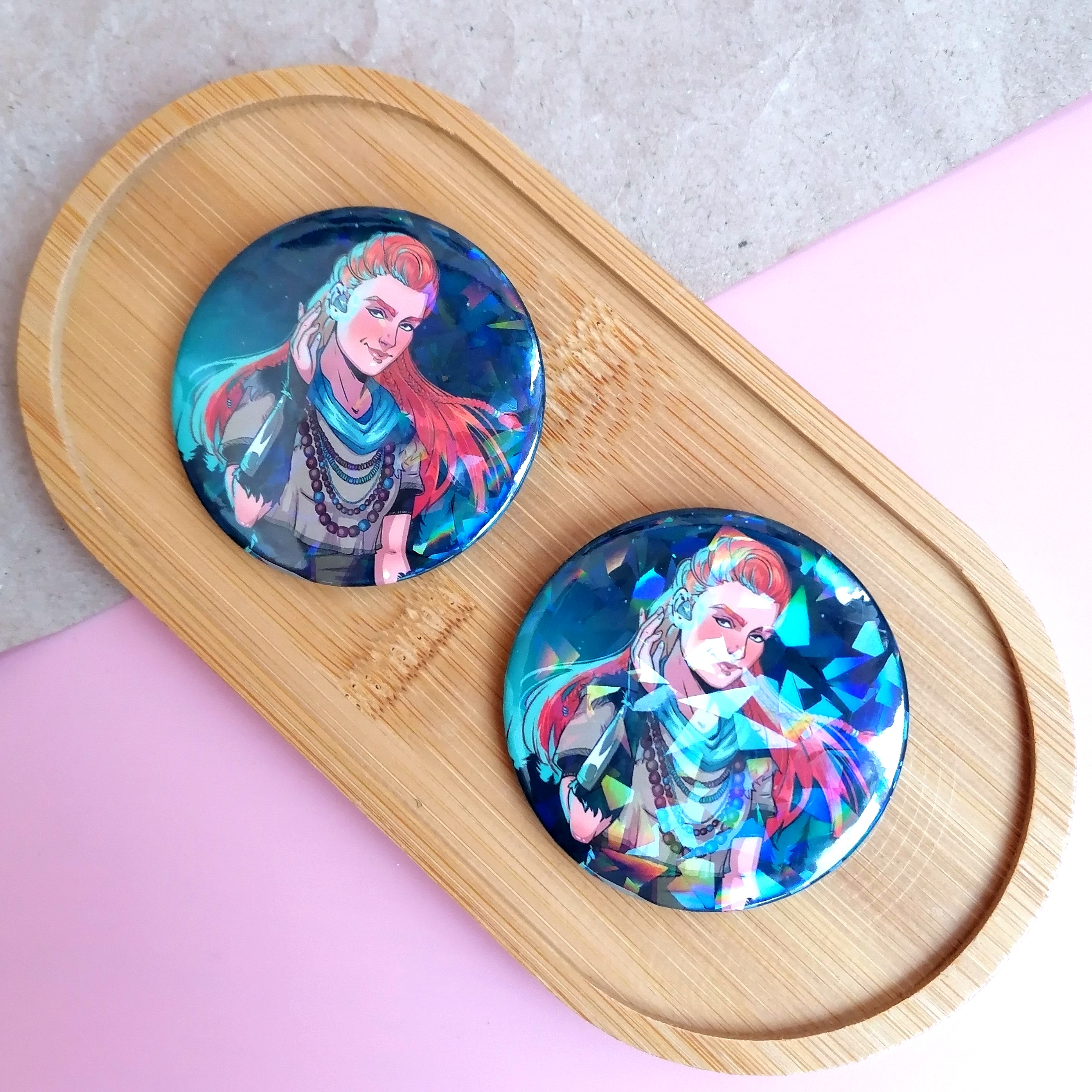 Значок 56мм Элой Горизонт/Horizon