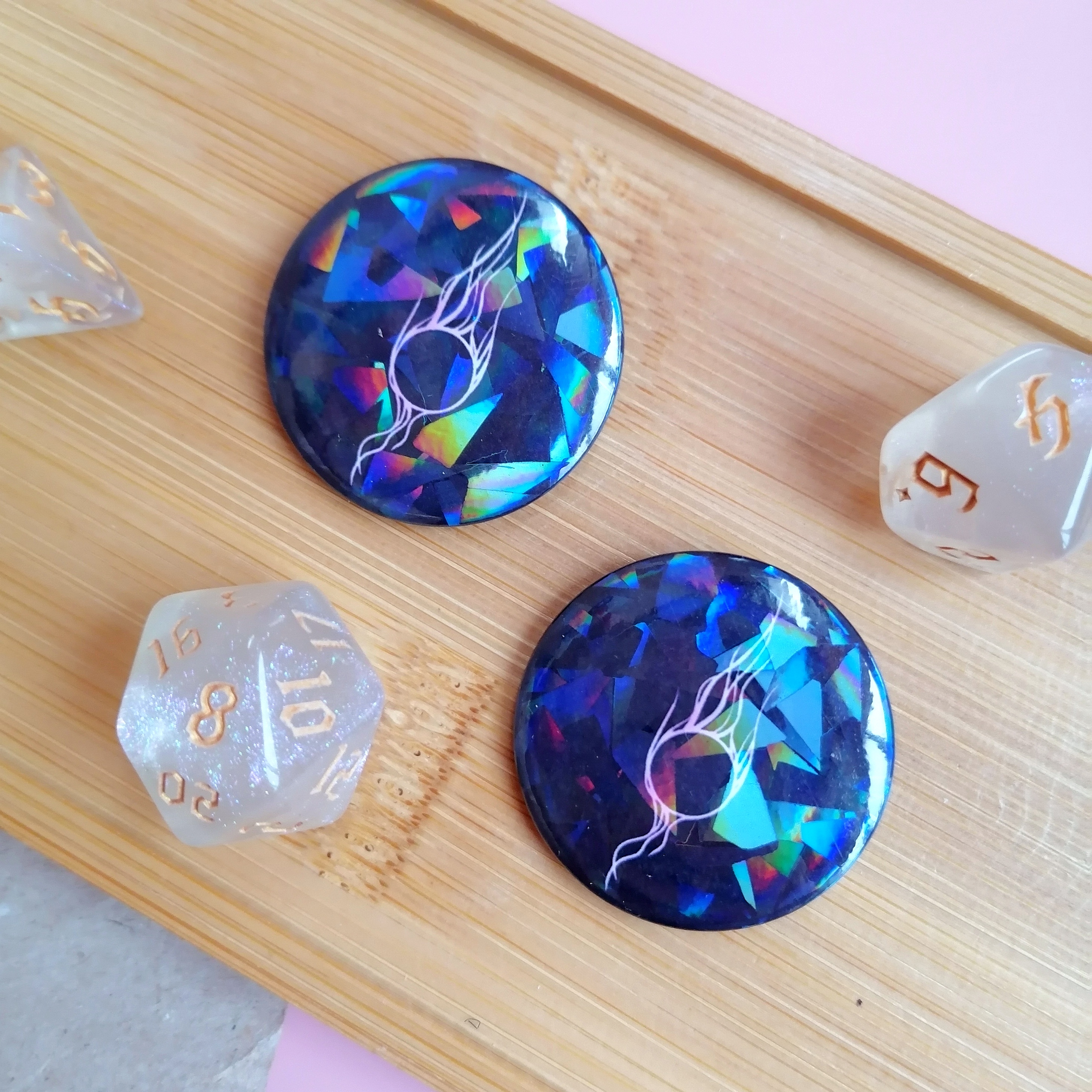 Значок 32мм Сфера Гейла Врата Балдура/Baldur’s Gate