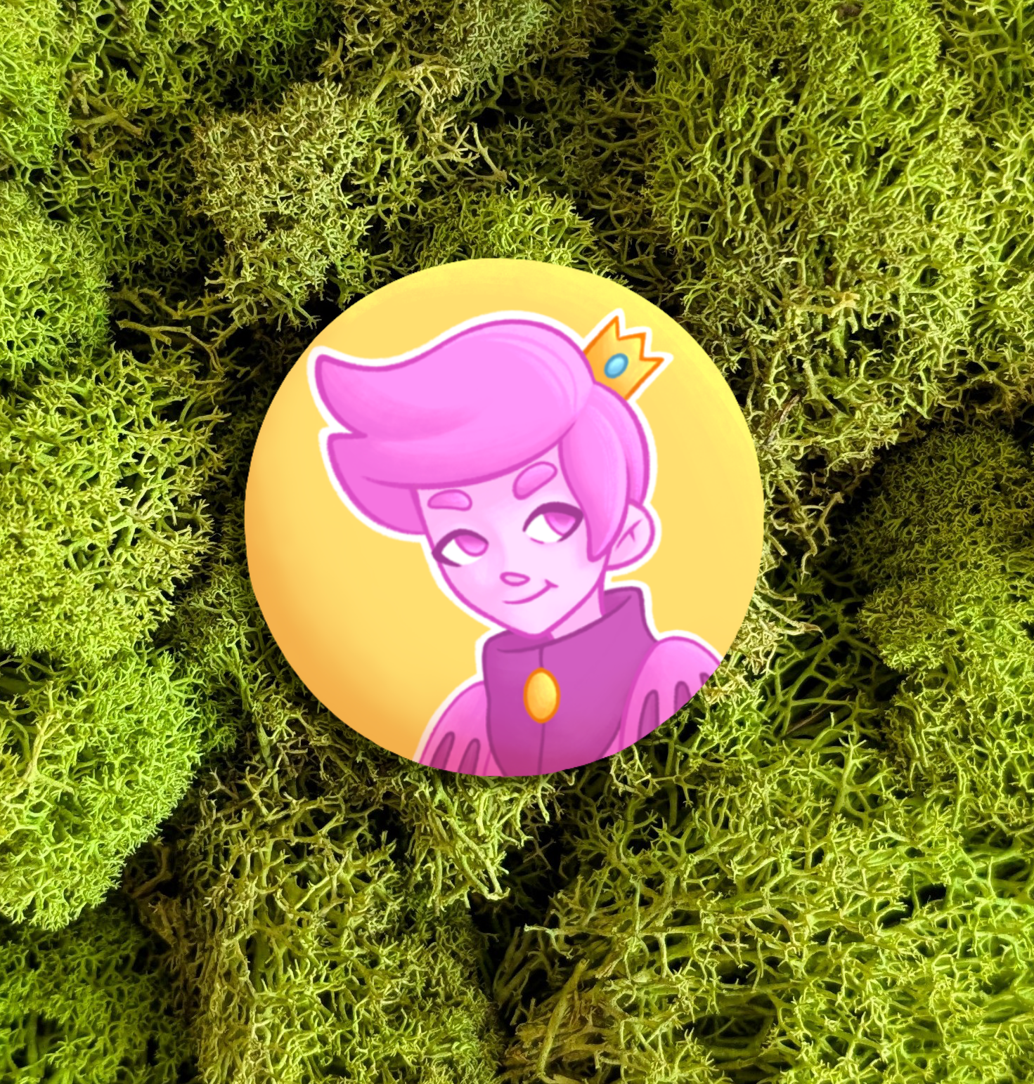 Значок 44мм Принц Гамбол