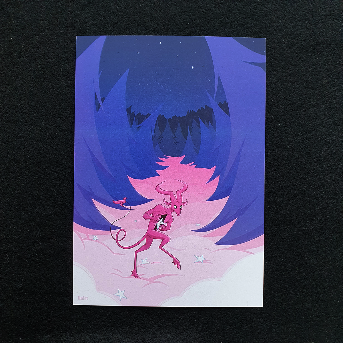 Принт А5 Лес