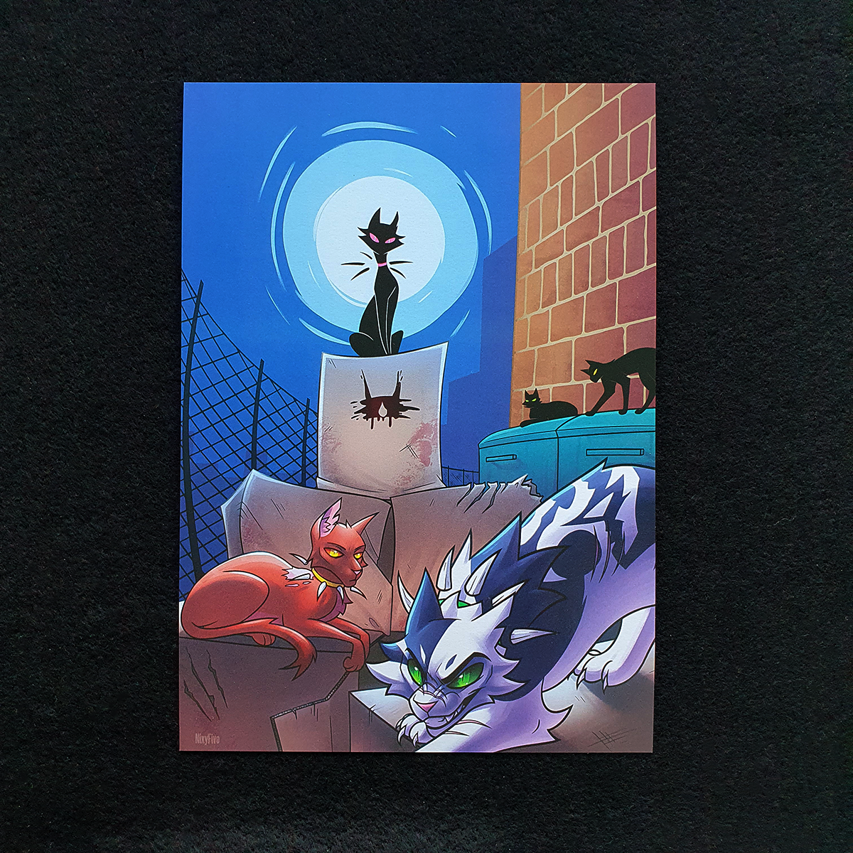 Принт А5 Коты-воители