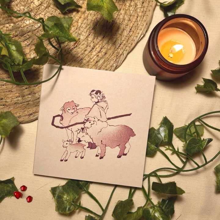 блокнот 13х13 40л/100г отрывные листы бел.бум барашки