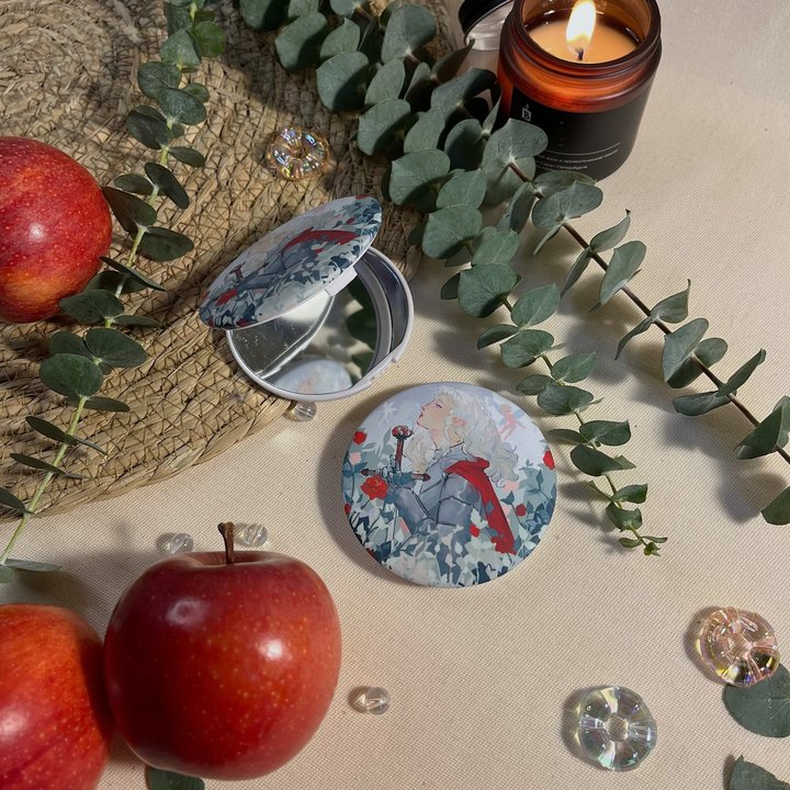 зеркало двойное мат.лам. рыцарь