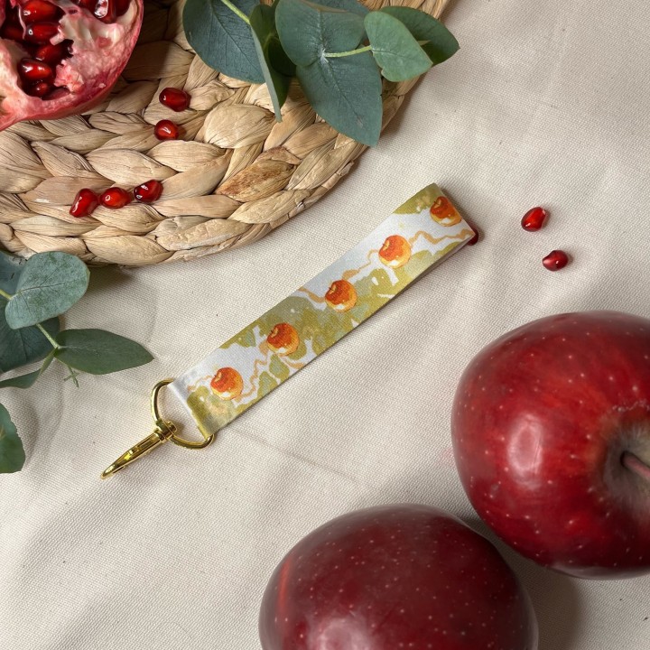 лента 13см яблочки