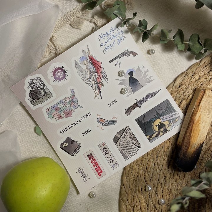 стикеры 15х15 СПН эстетика