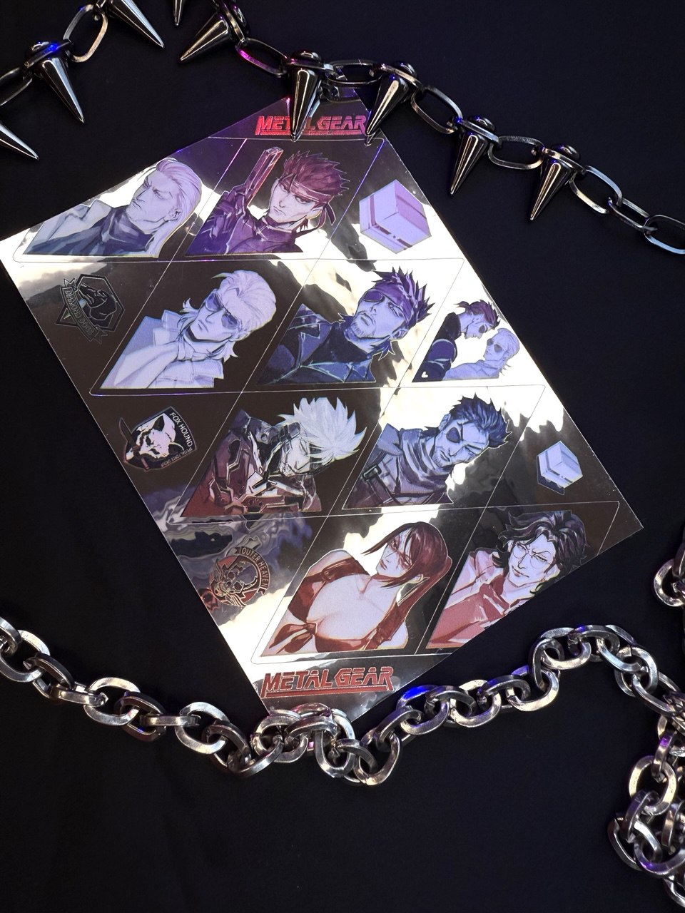 Стикерпак хром Метал Гир Солид