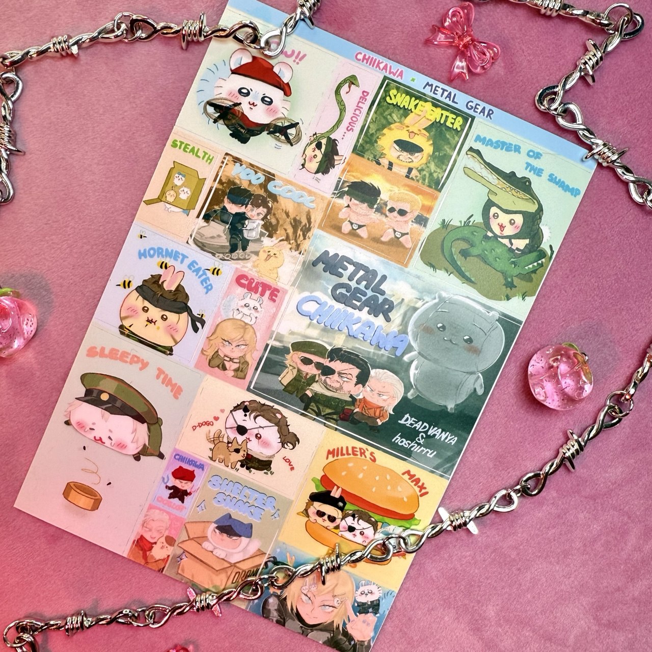 Стикерпак Метал Гир Чиикава