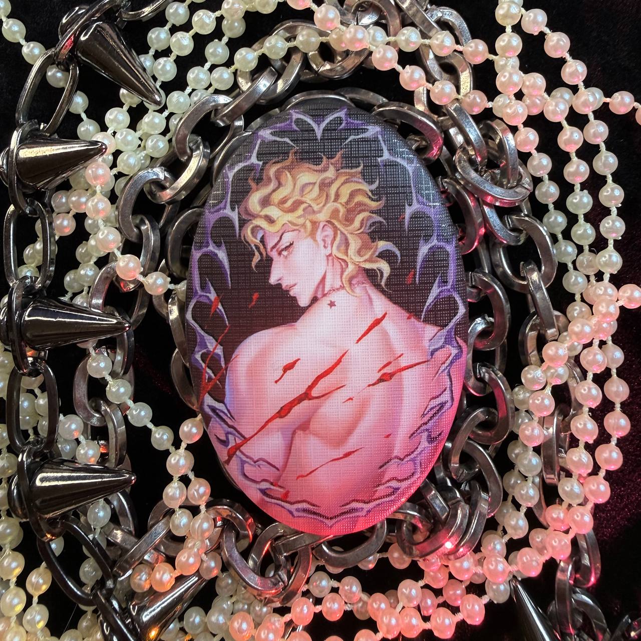 Значок овал Дио ДжоДжо/JoJo