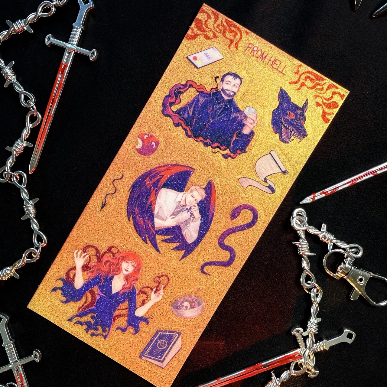 Стикерпак Сверхъестественное ад