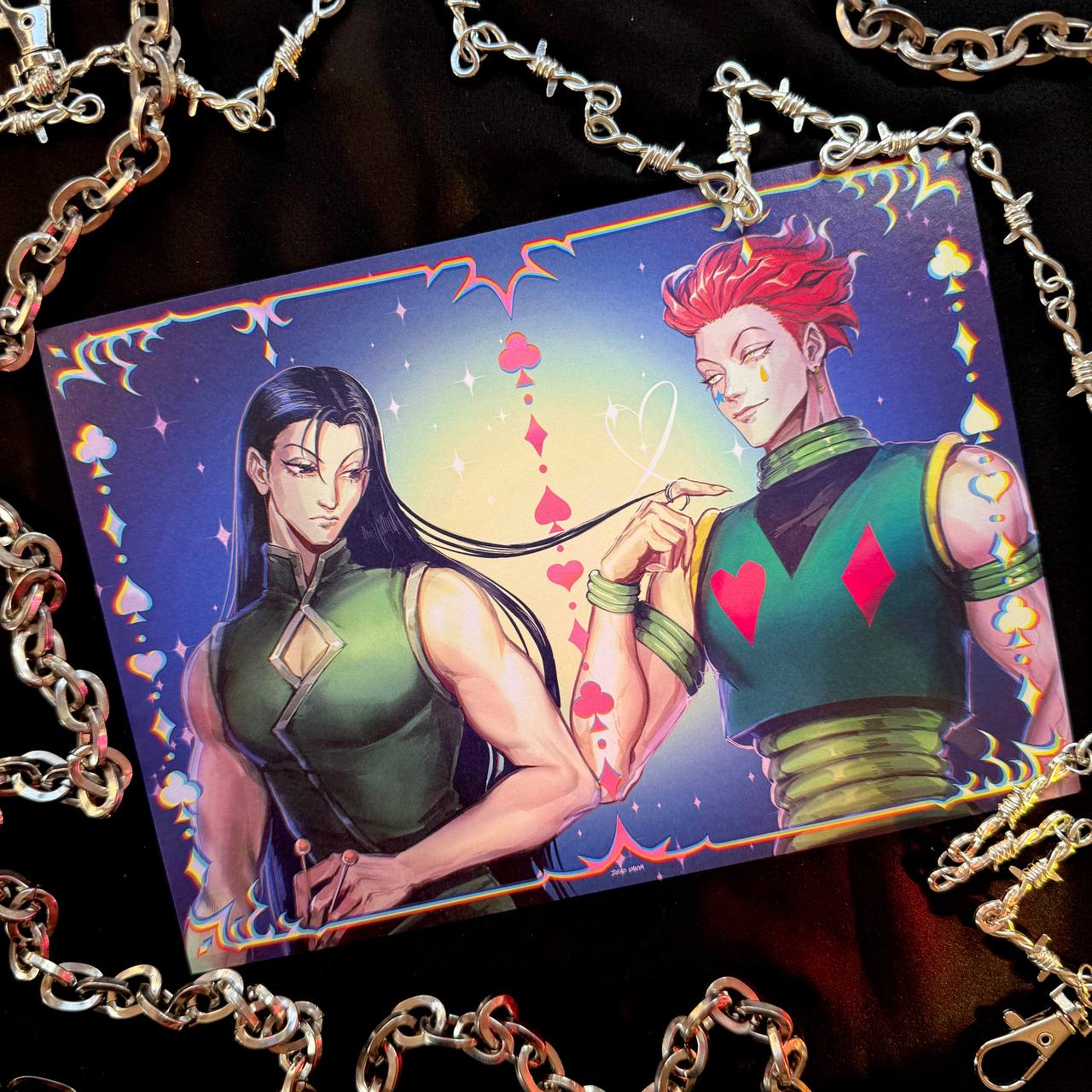 Принт Хисока Иллуми Охотник X Охотник