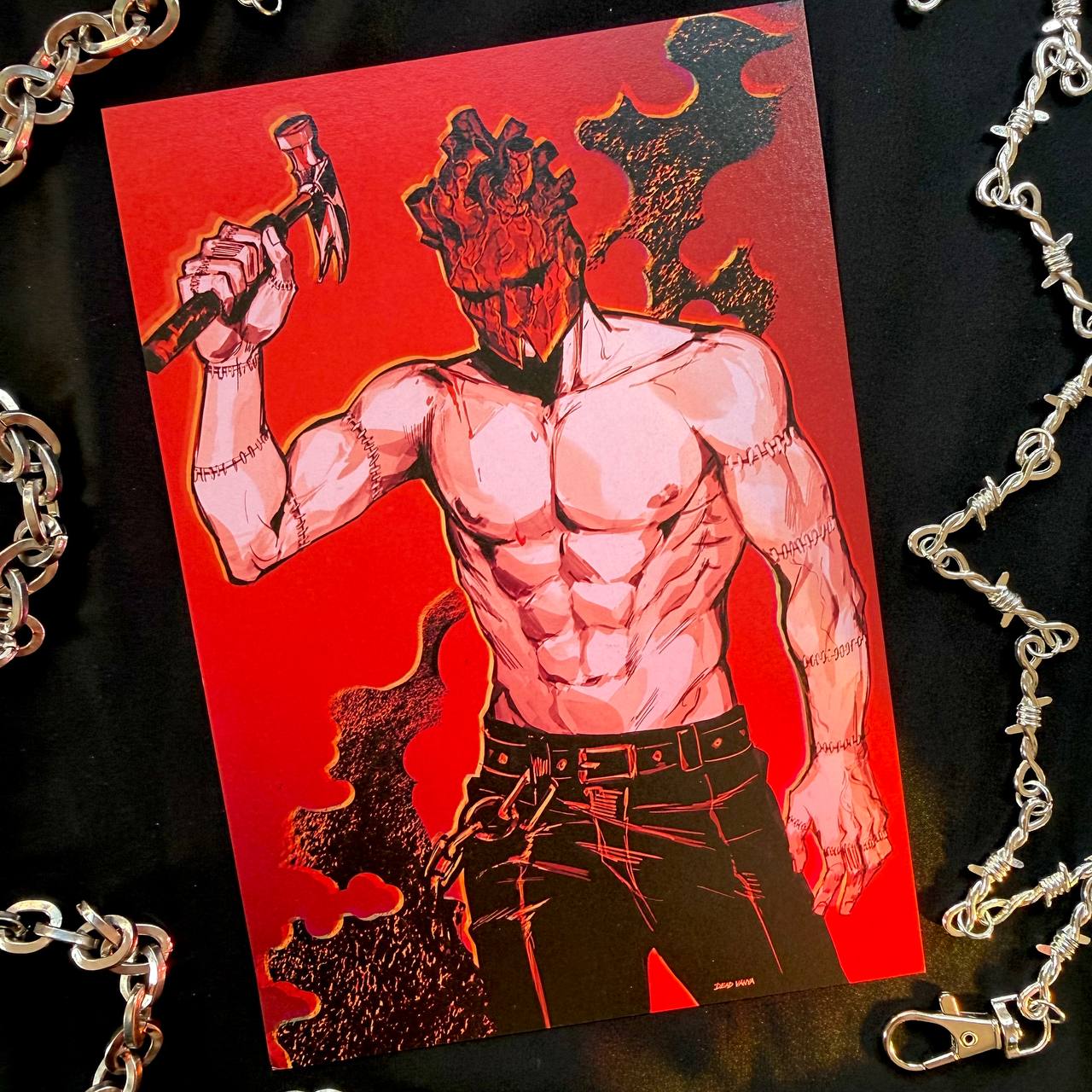 Принт Шин Дорохедоро/Dorohedoro