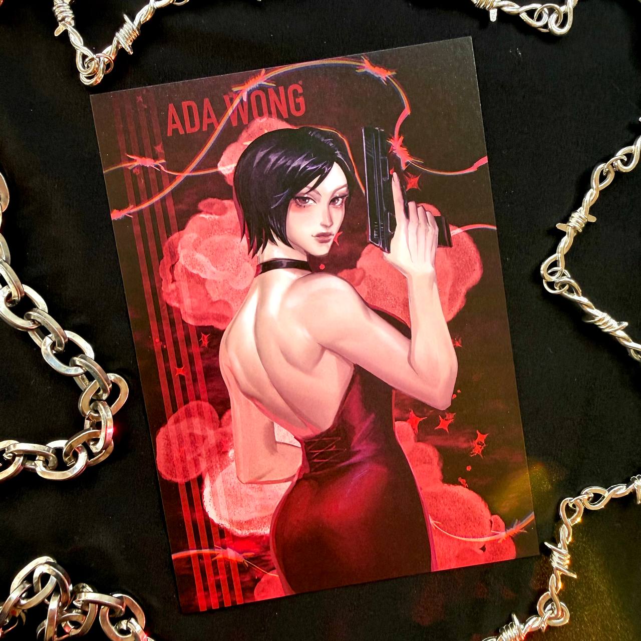 Принт Ада Вонг Обитель Зла