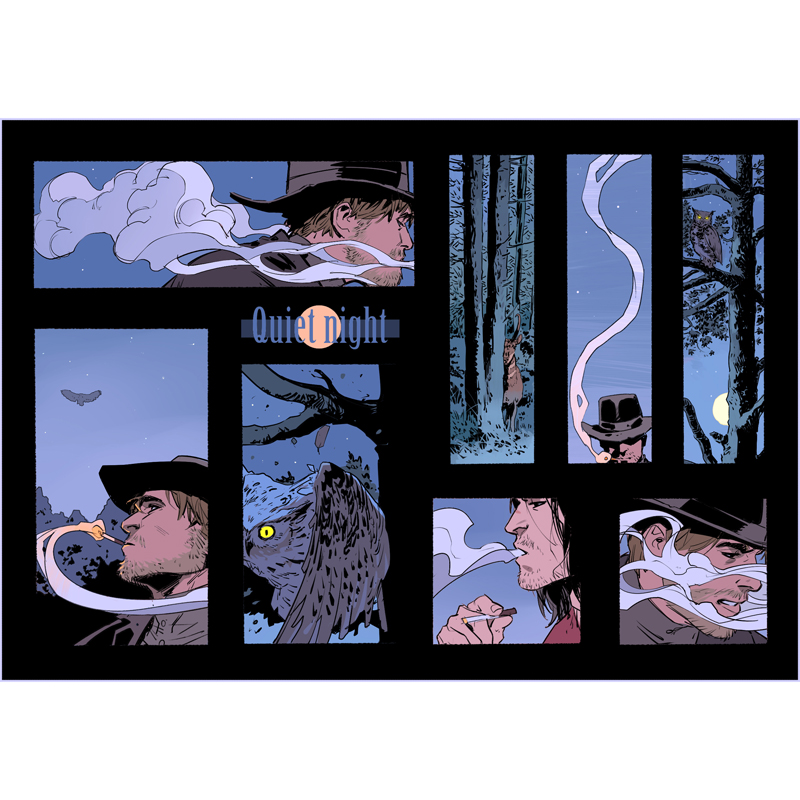 Стикеры А5 Артур и Джон