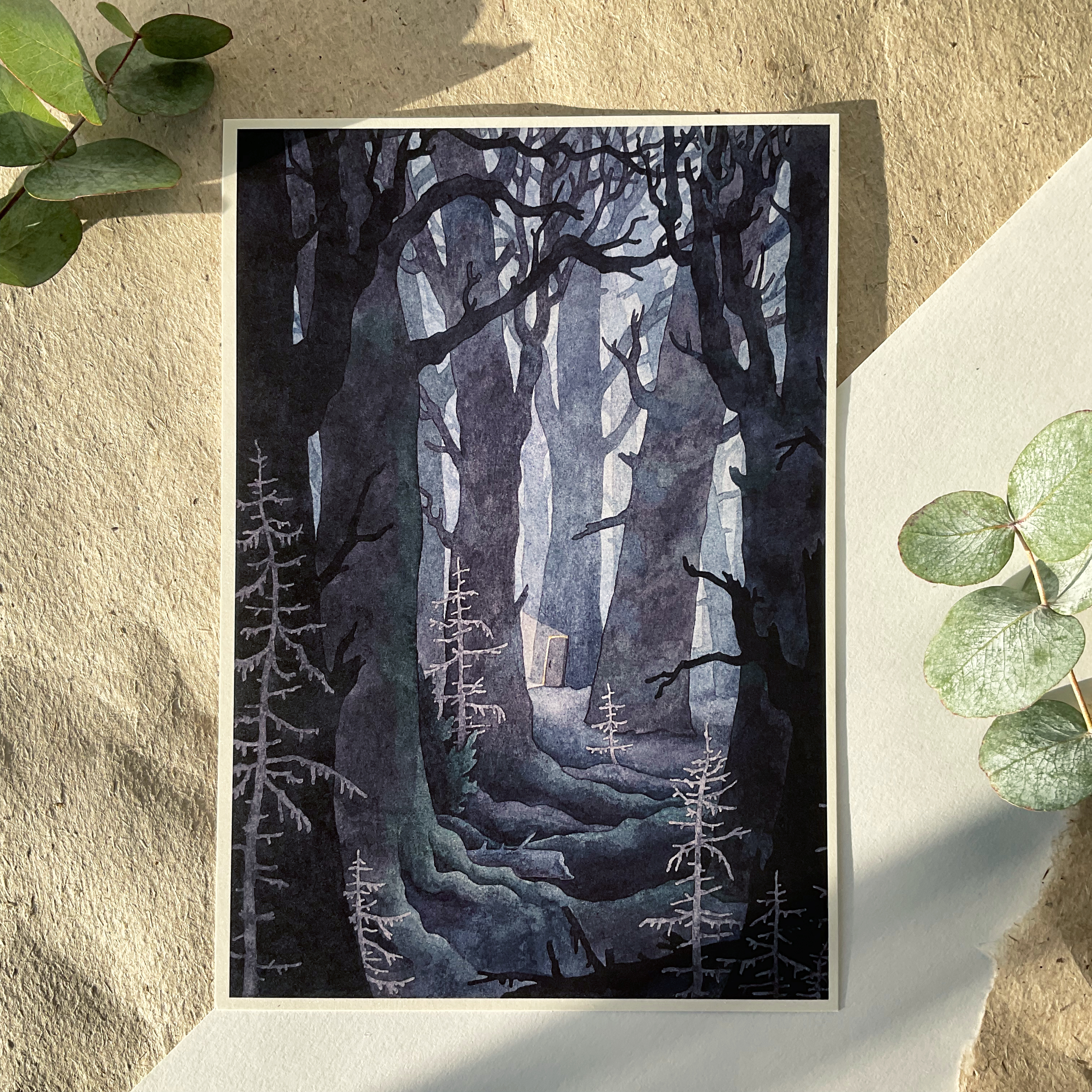 Постер А5 «Мгла (темный лес)»
