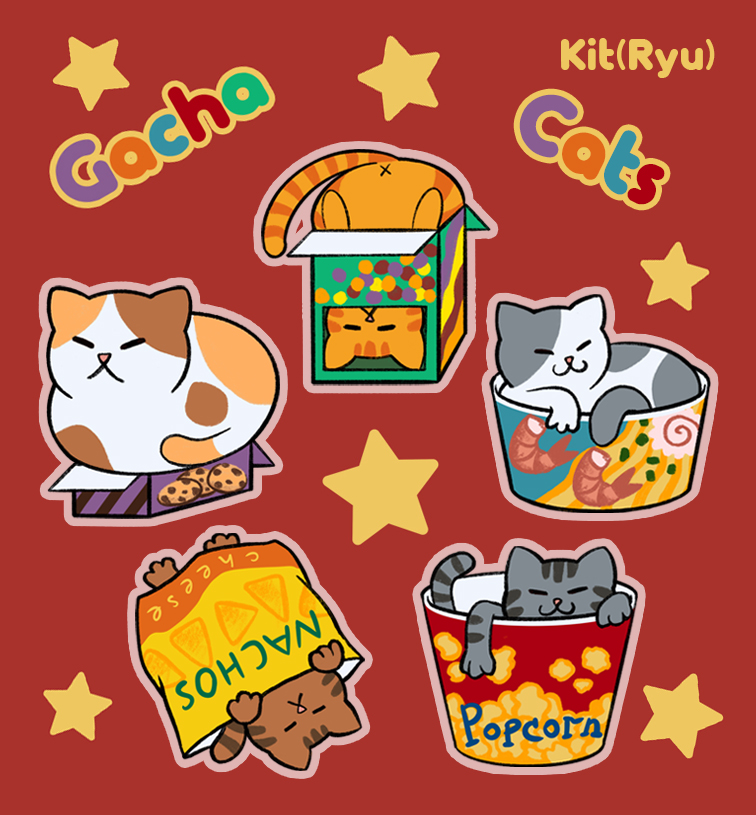 Случайный брелок 3см Коты и снеки