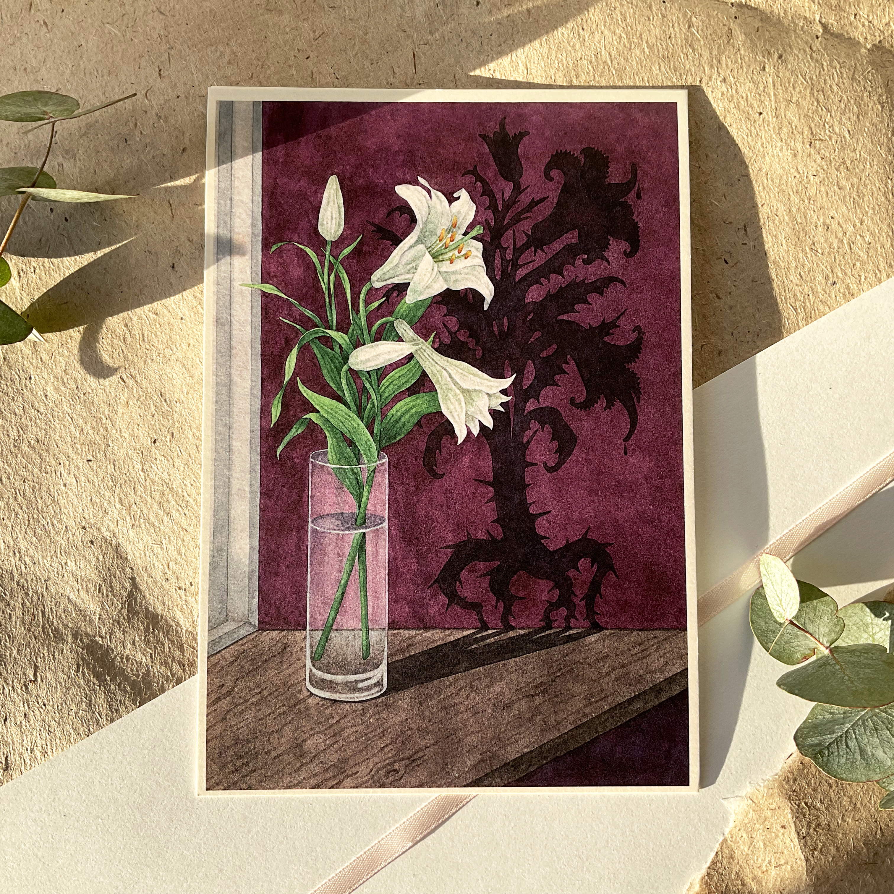 Постер А5 «Хищная лилия»