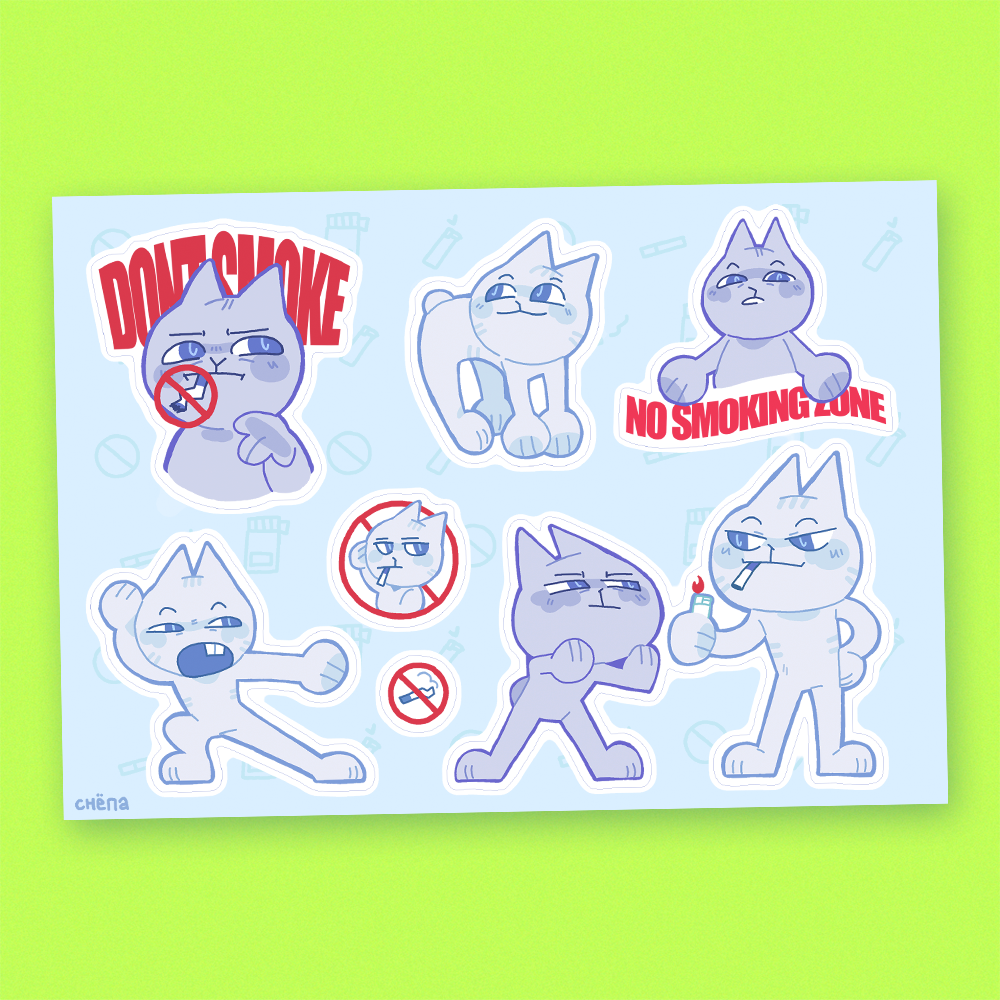 Стикерпак Не курить