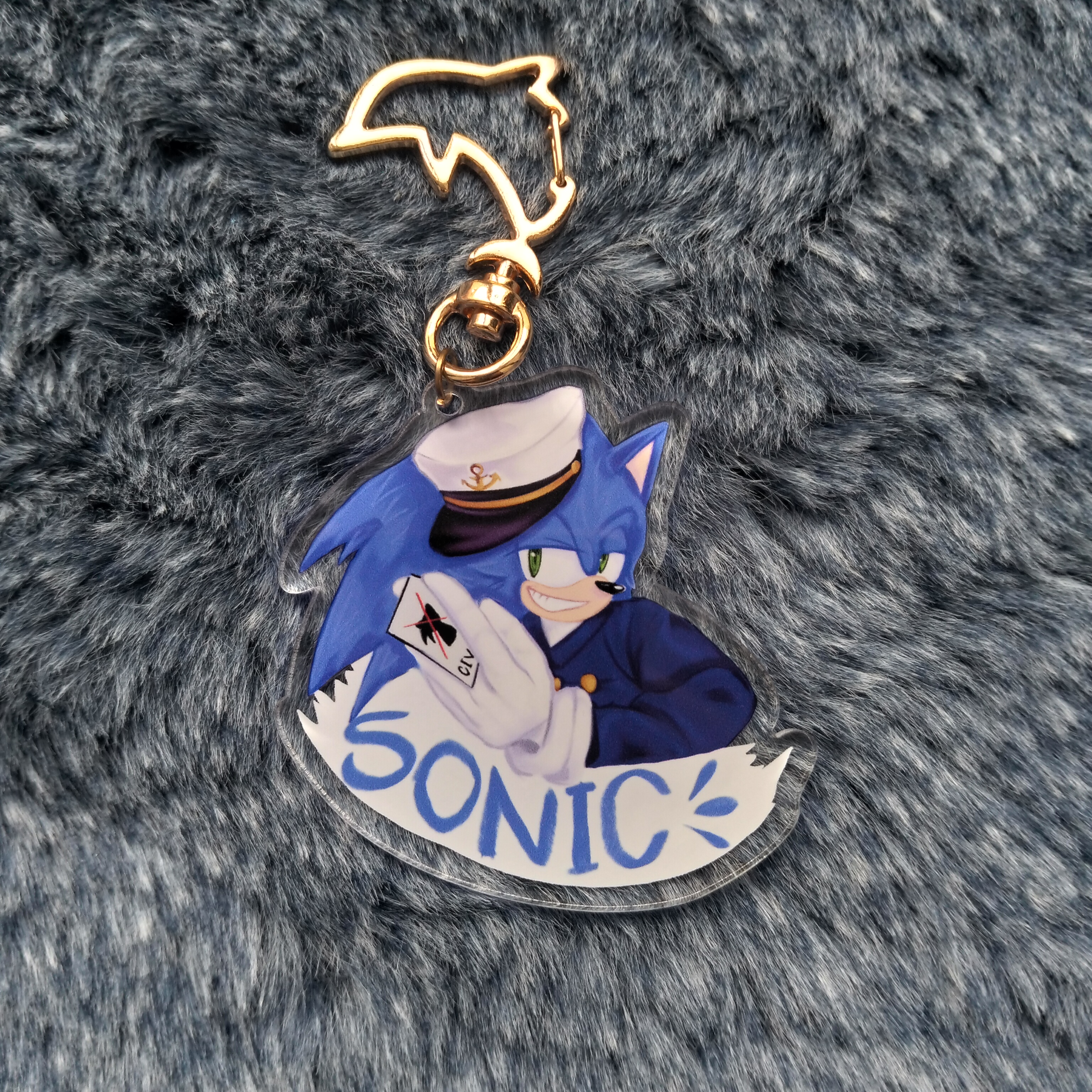 Брелок Соник 6см