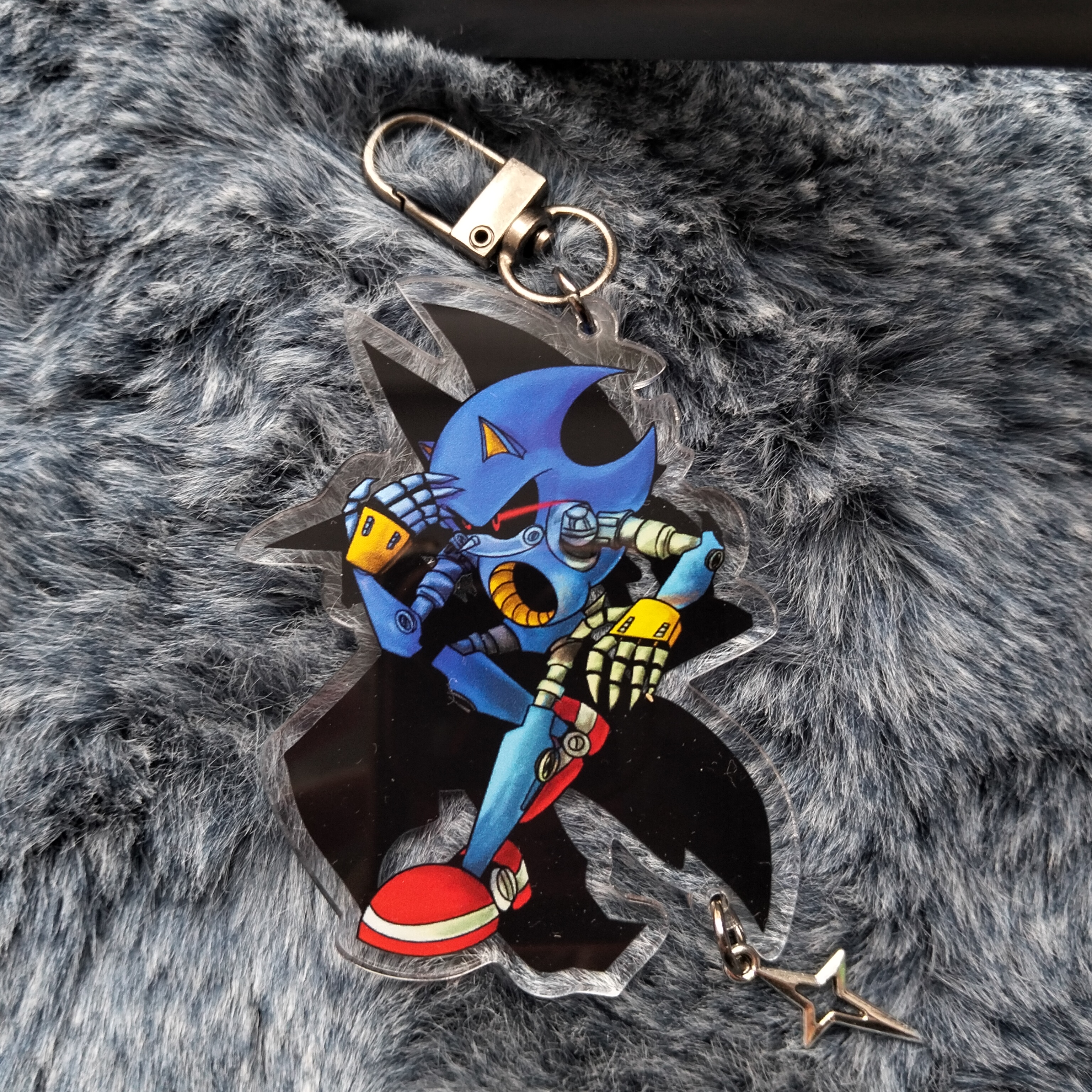 Брелок Метал Соник 7см