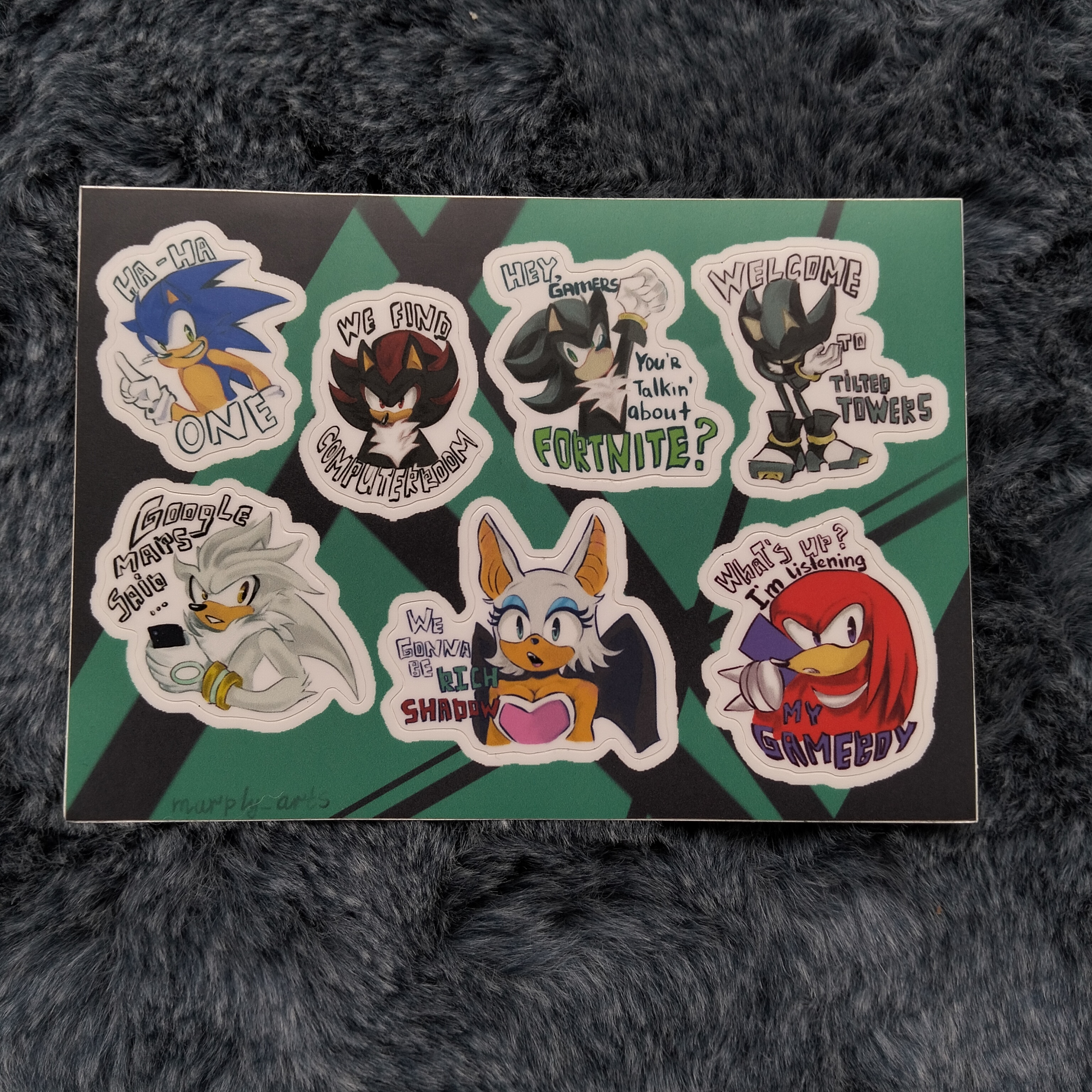 Стикерпак Соник 06 А6