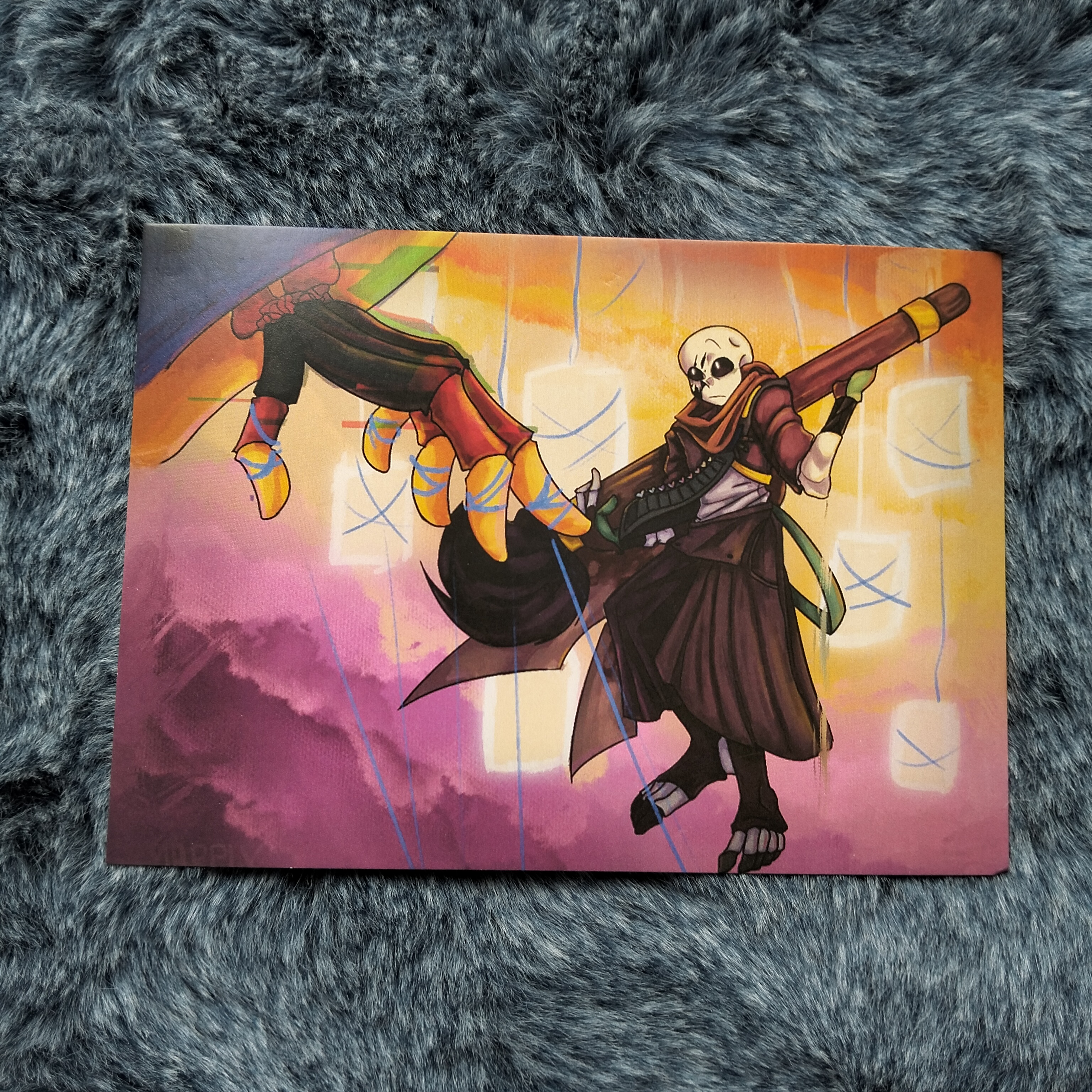 Открытка Бой А6