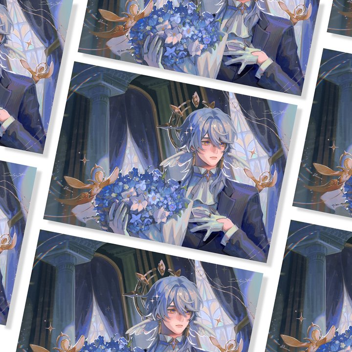 Принт сандей букет