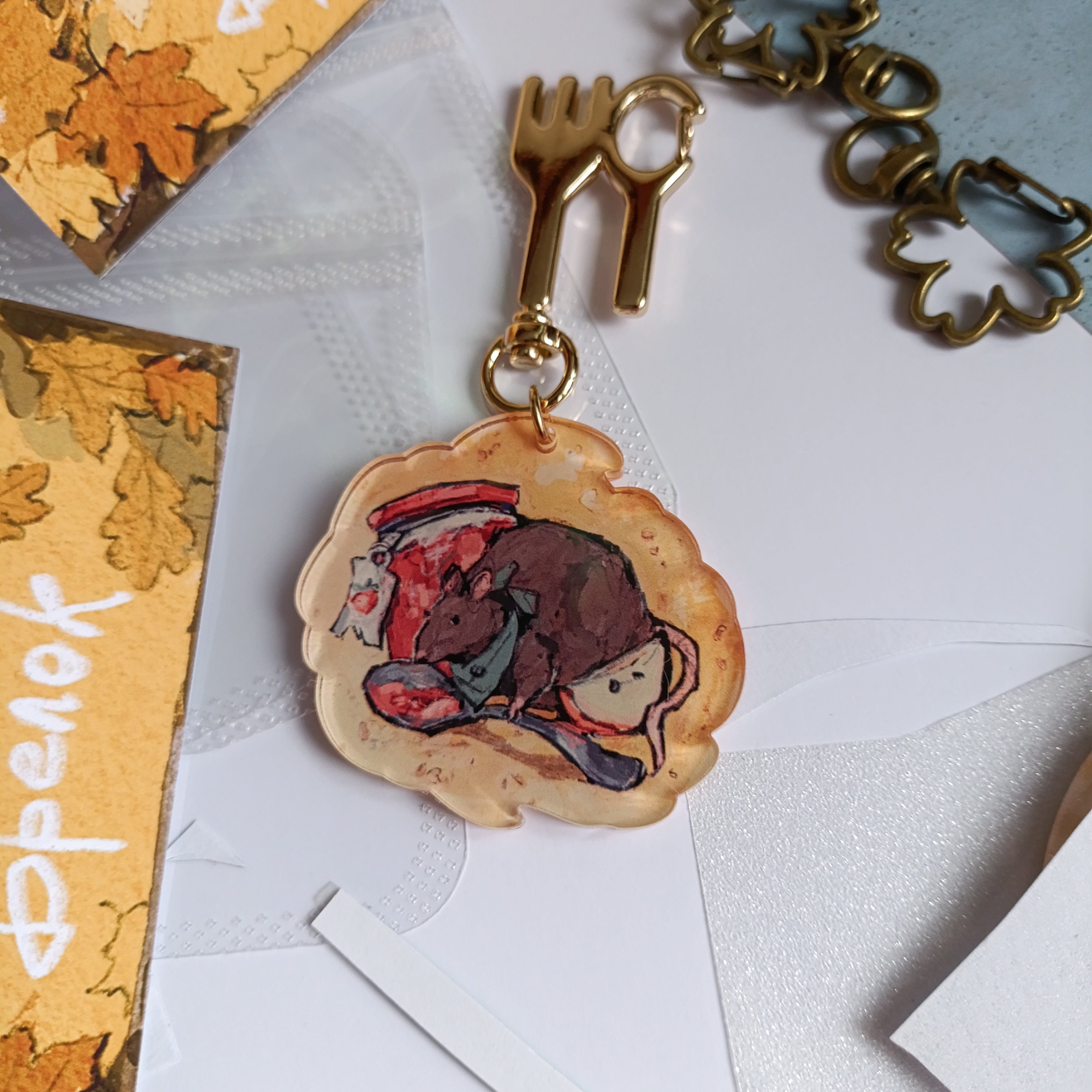 Брелок блин крыса