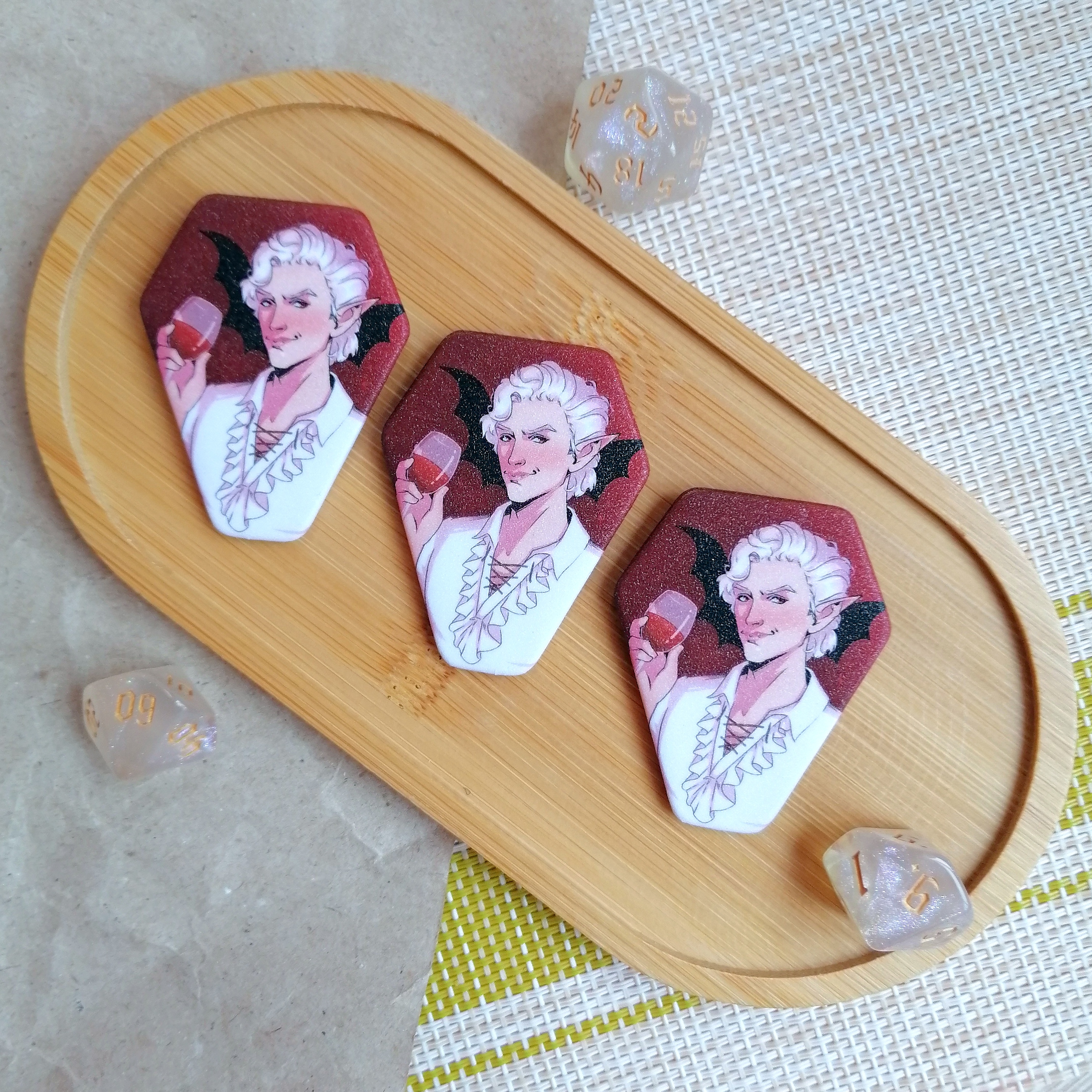 Значок гробик Астарион Врата Балдура/Baldur’s Gate