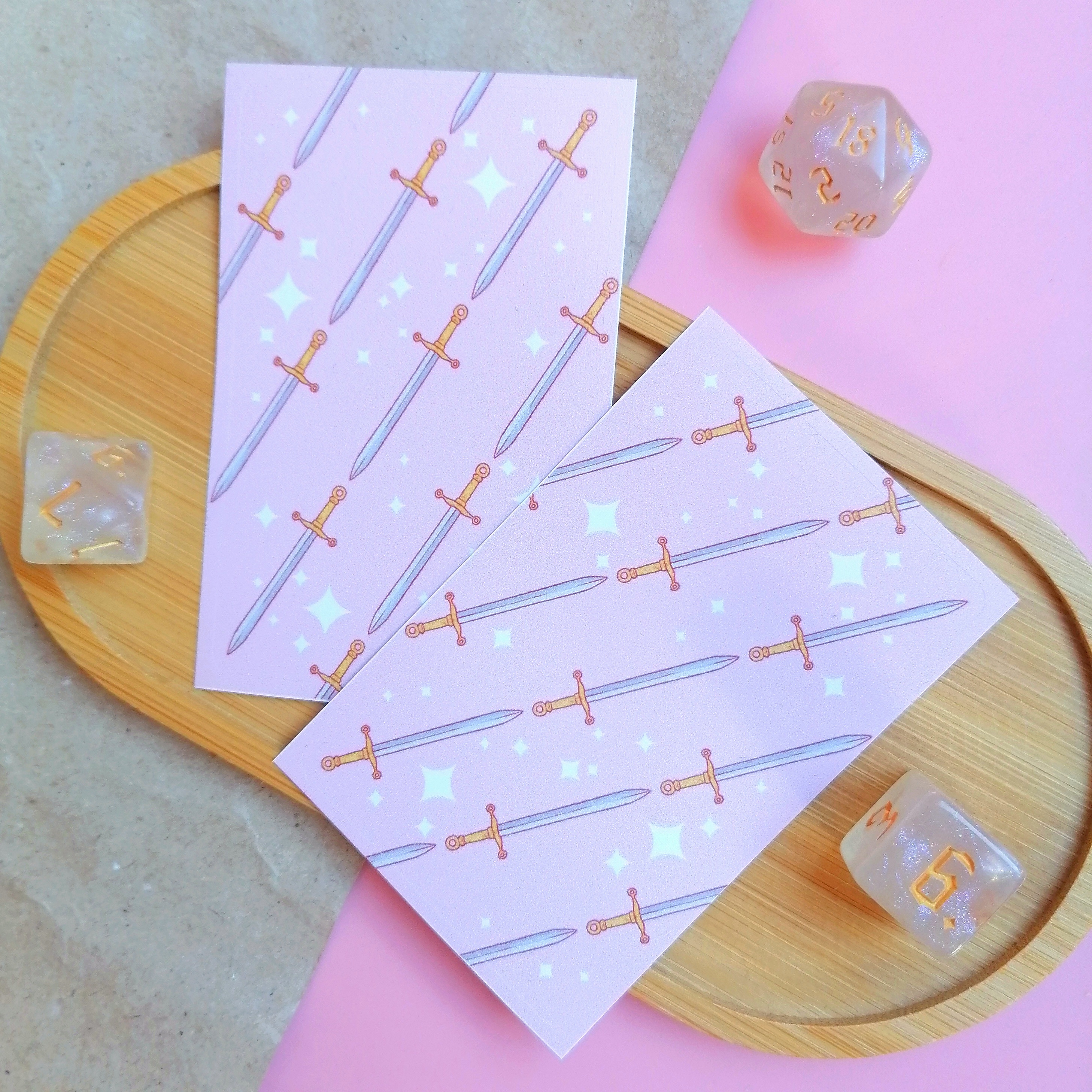 Наклейка на карту Мечи