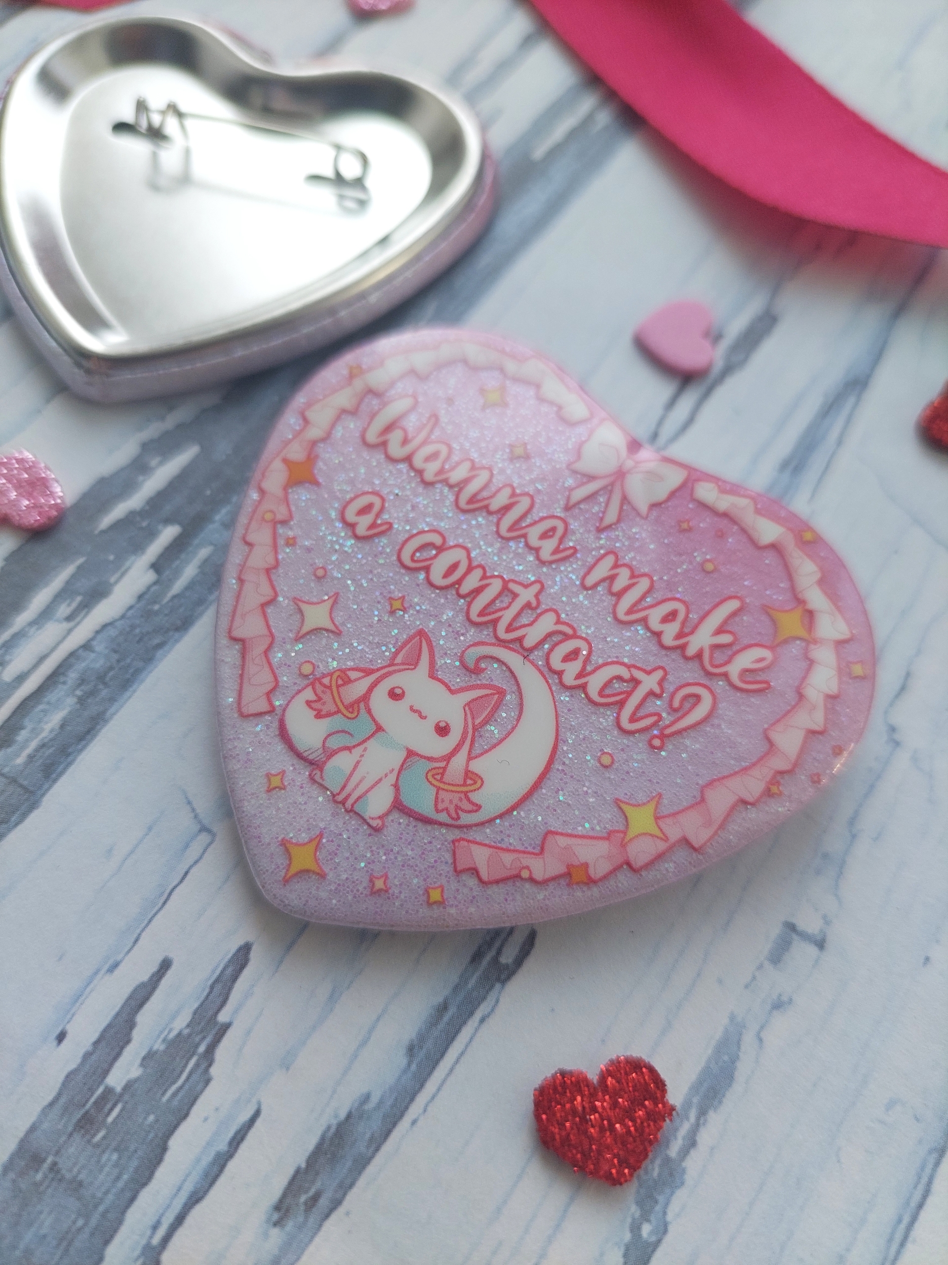 Значок сердечко Кьюбей