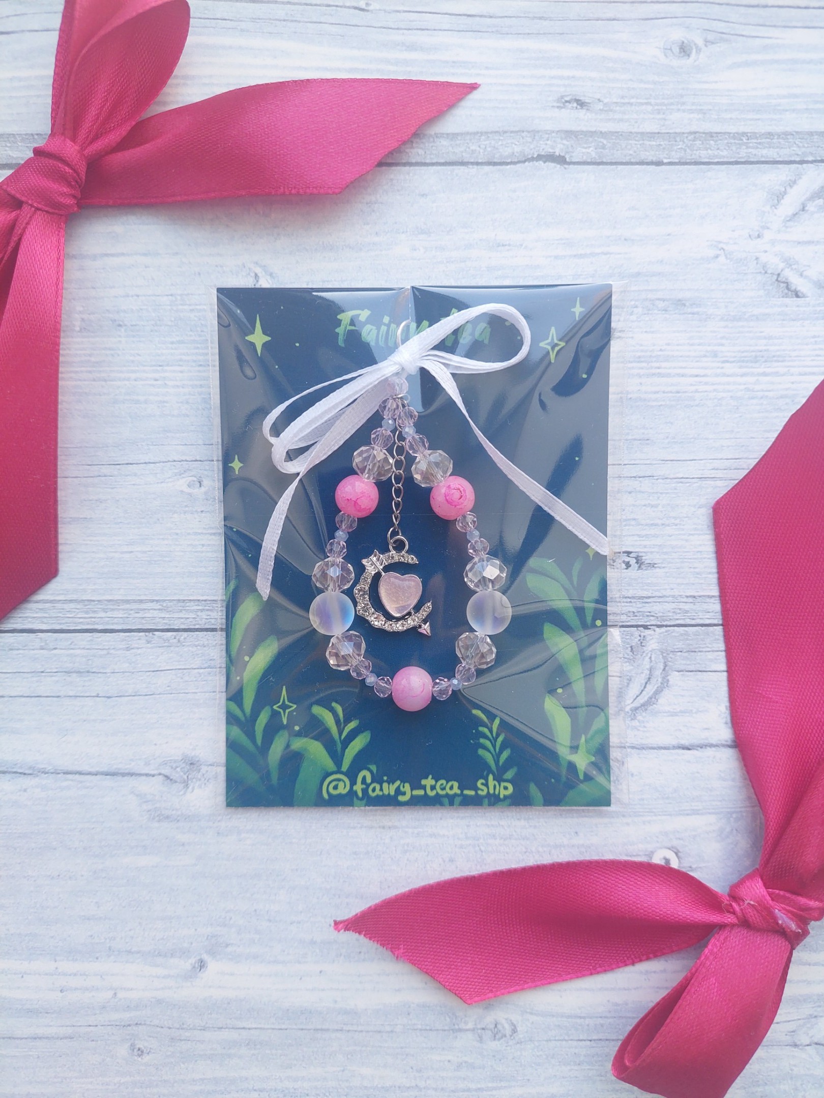 Брелок составной Сердце