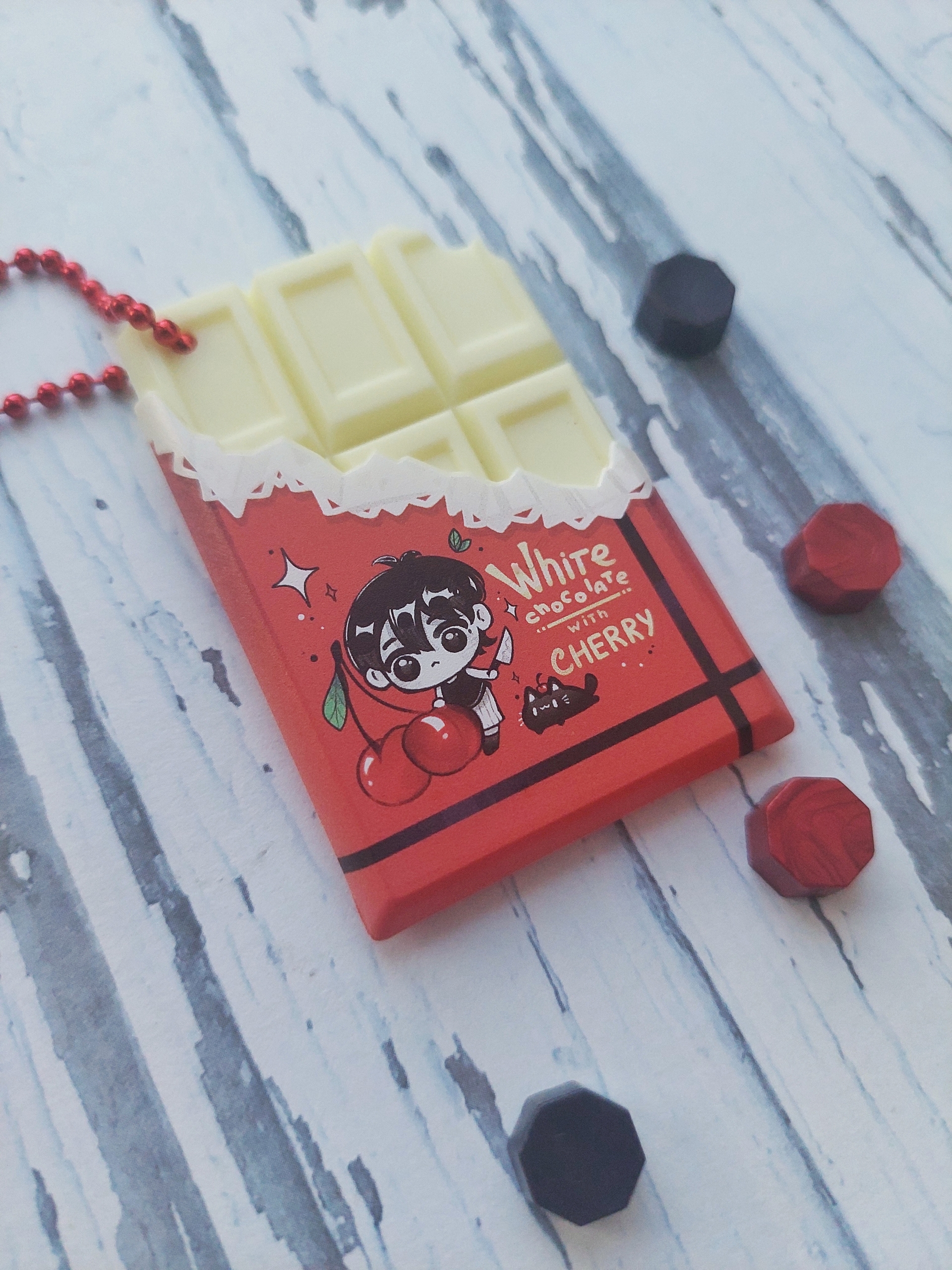 Брелок шоколадка Омори