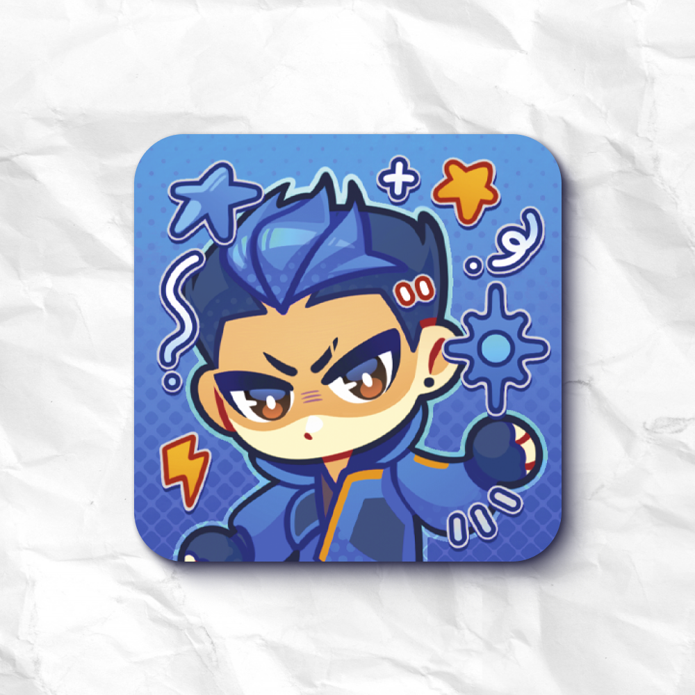 Стикер 3D 25мм Валорант Йору