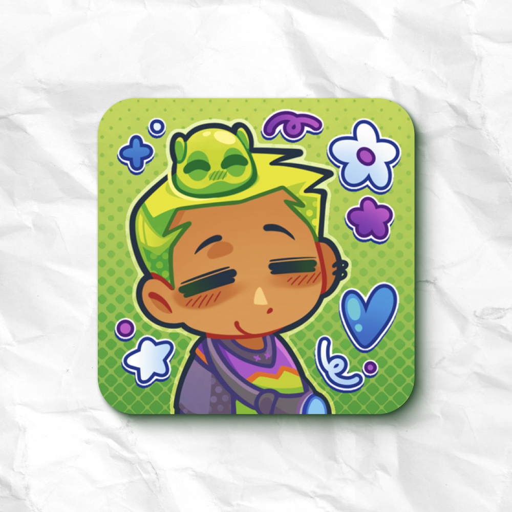 Стикер 3D 30мм Валорант Гекко