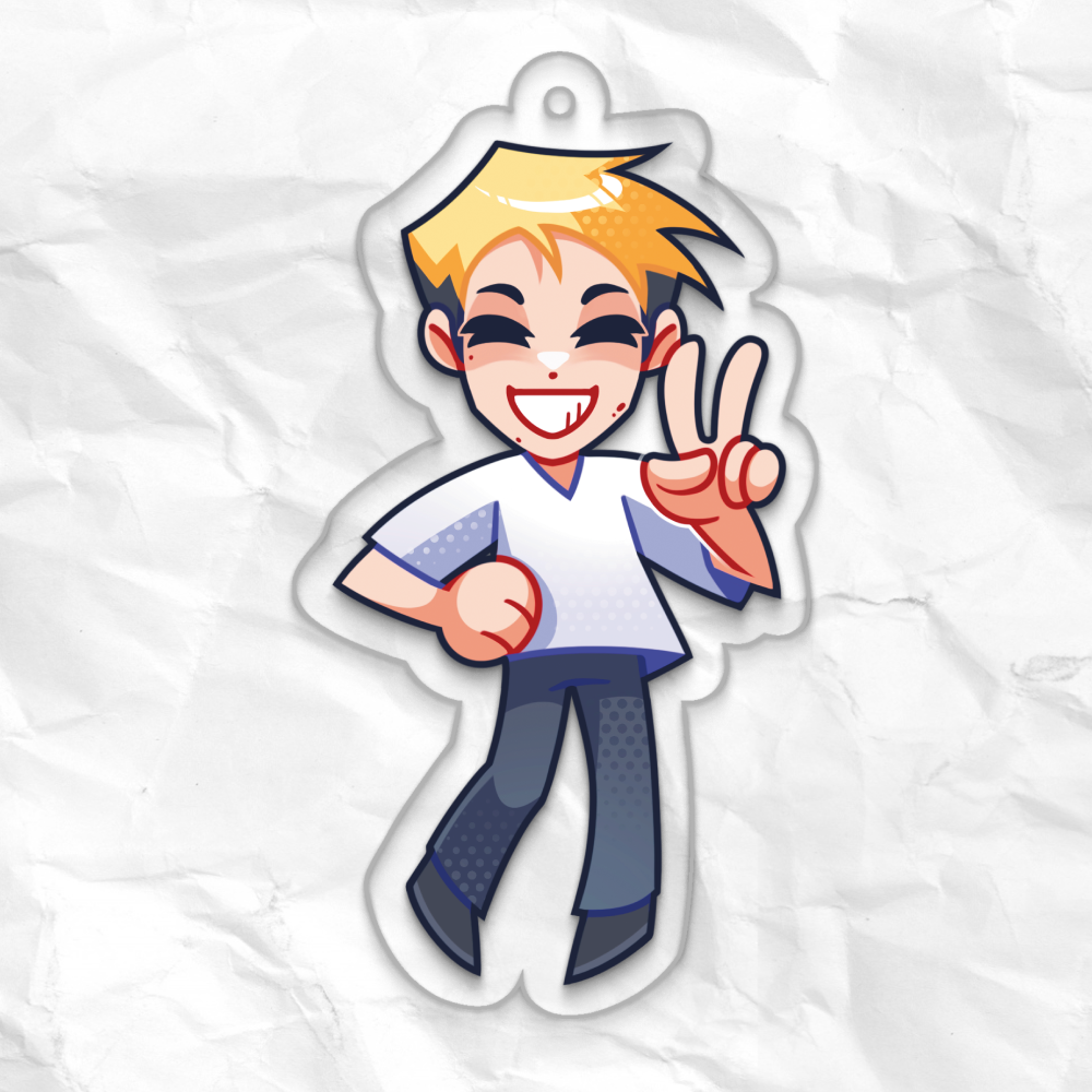 Брелок 6см Твич Мазеллов Желтый